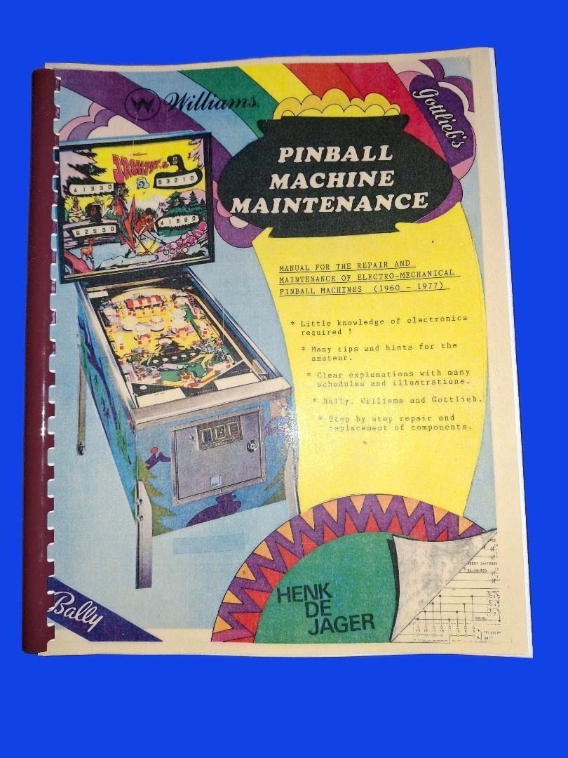 WILLIAMS LITTLE CHIEF PINBALL MACHINE TROUBLESHOOTING PACKAGE SET