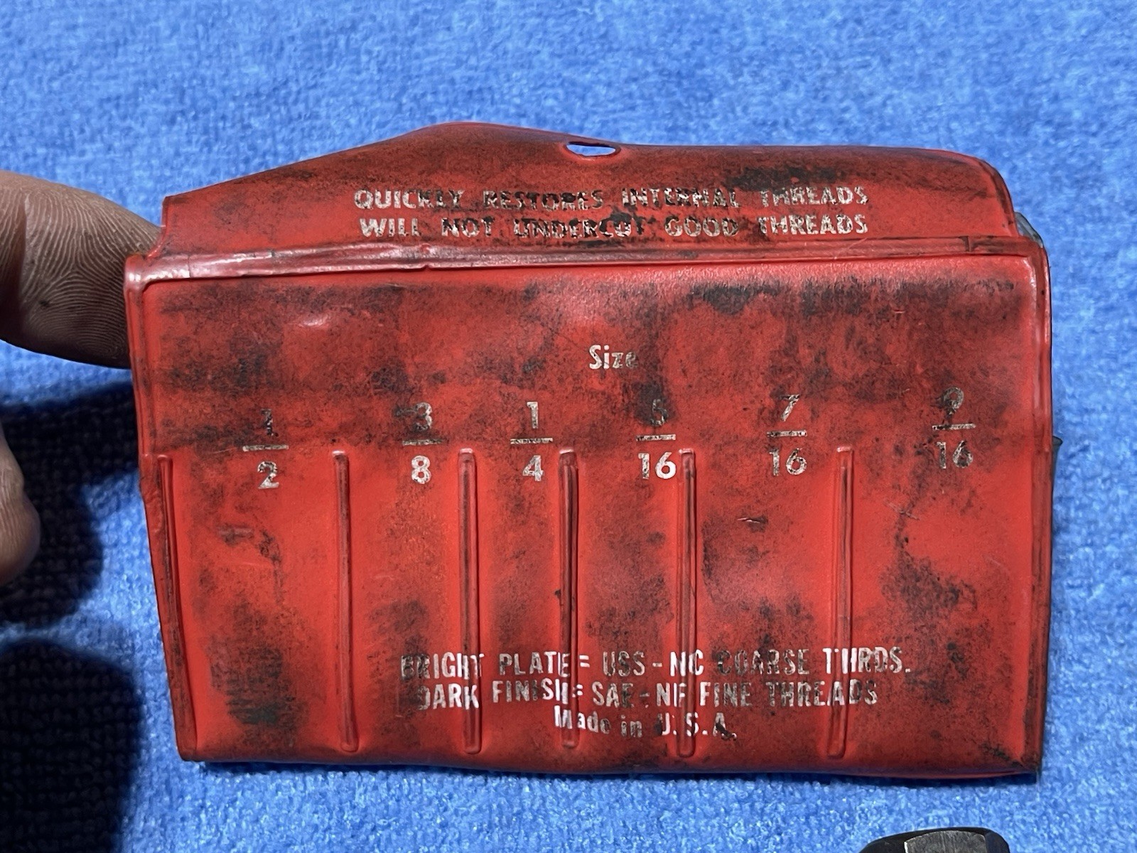 Blue Point Hex Drive Rethreader Tap Set - TRT6F (Made In USA)