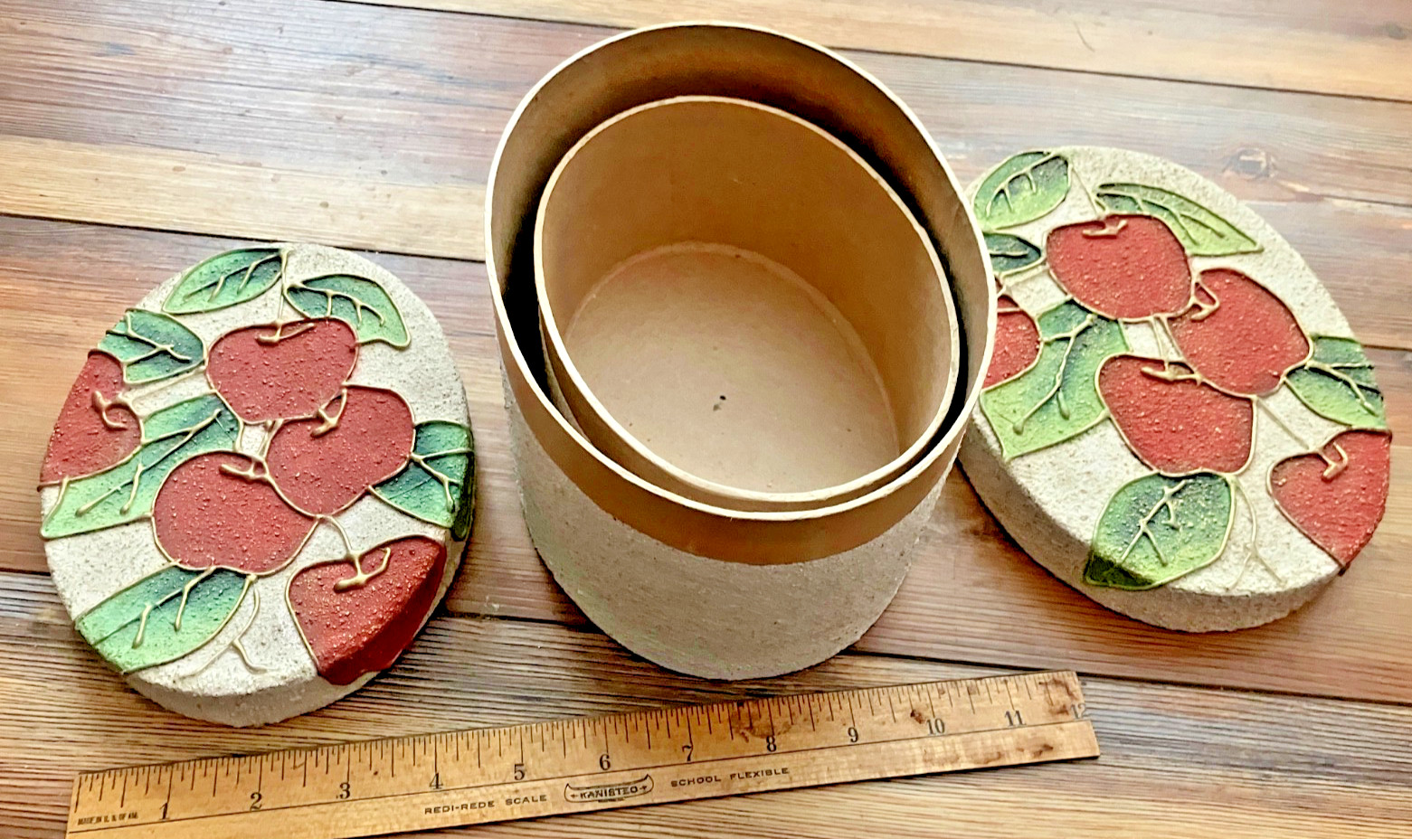 Oval Decorative Box Within a Box - 8" x 6" x 4"