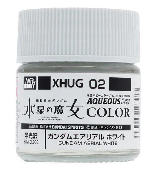 Mr. Hobby Aqueous XHUG02 Witch From Mercury Series: Aerial White 10ml