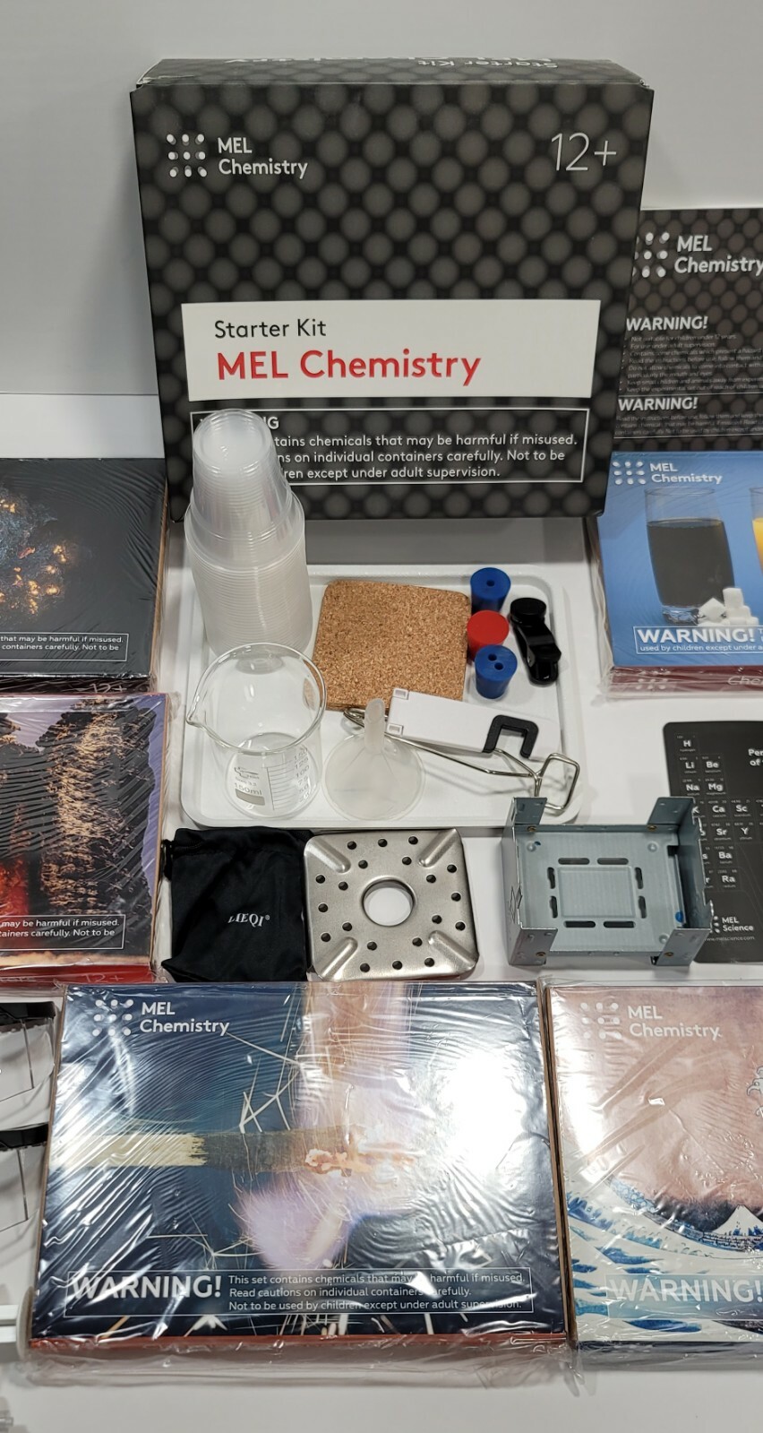 Mel Chemistry Starter Kit Pre-owned Plus 5 New Experiments Kits 12+ Please Read