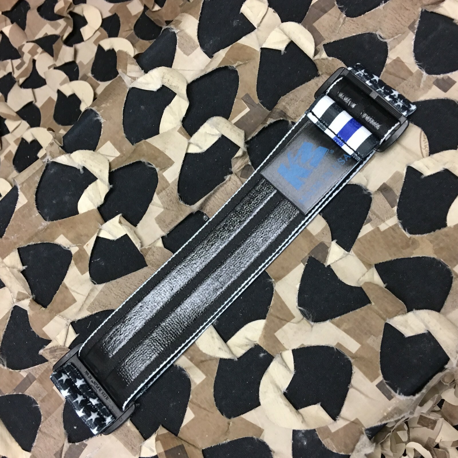 NEW KM Paintball Universal JT Goggle Strap - SE Blue Lives