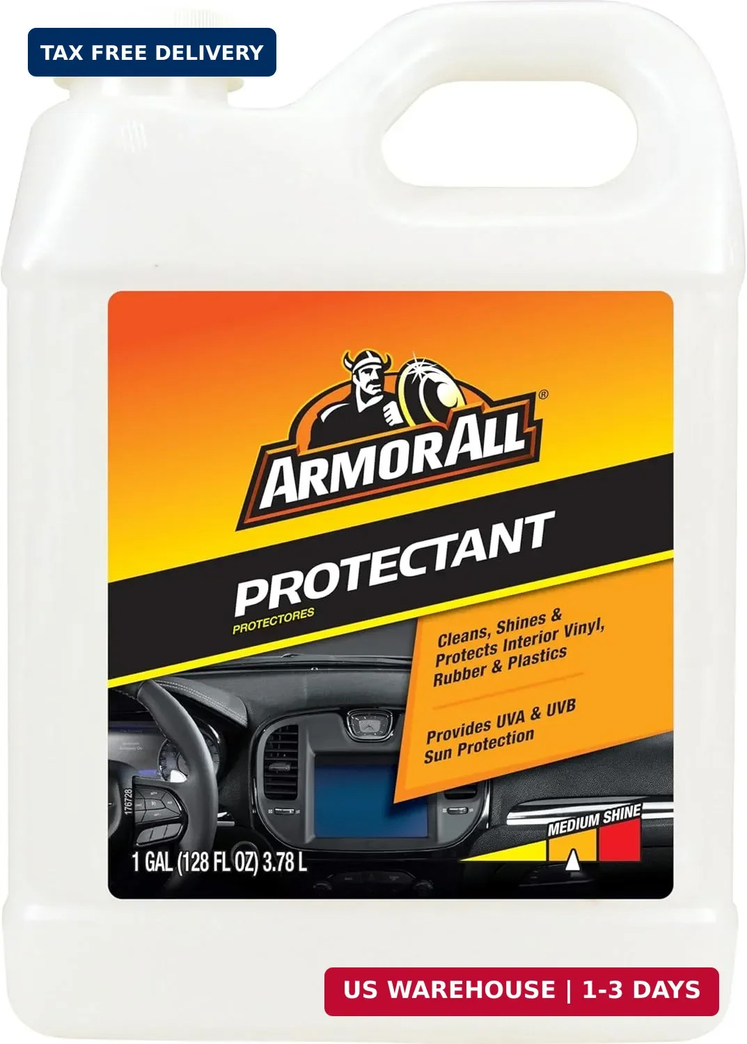 Armor All Car Protectant Refill by Armor All, Car Interior Cleaner with UV Prote