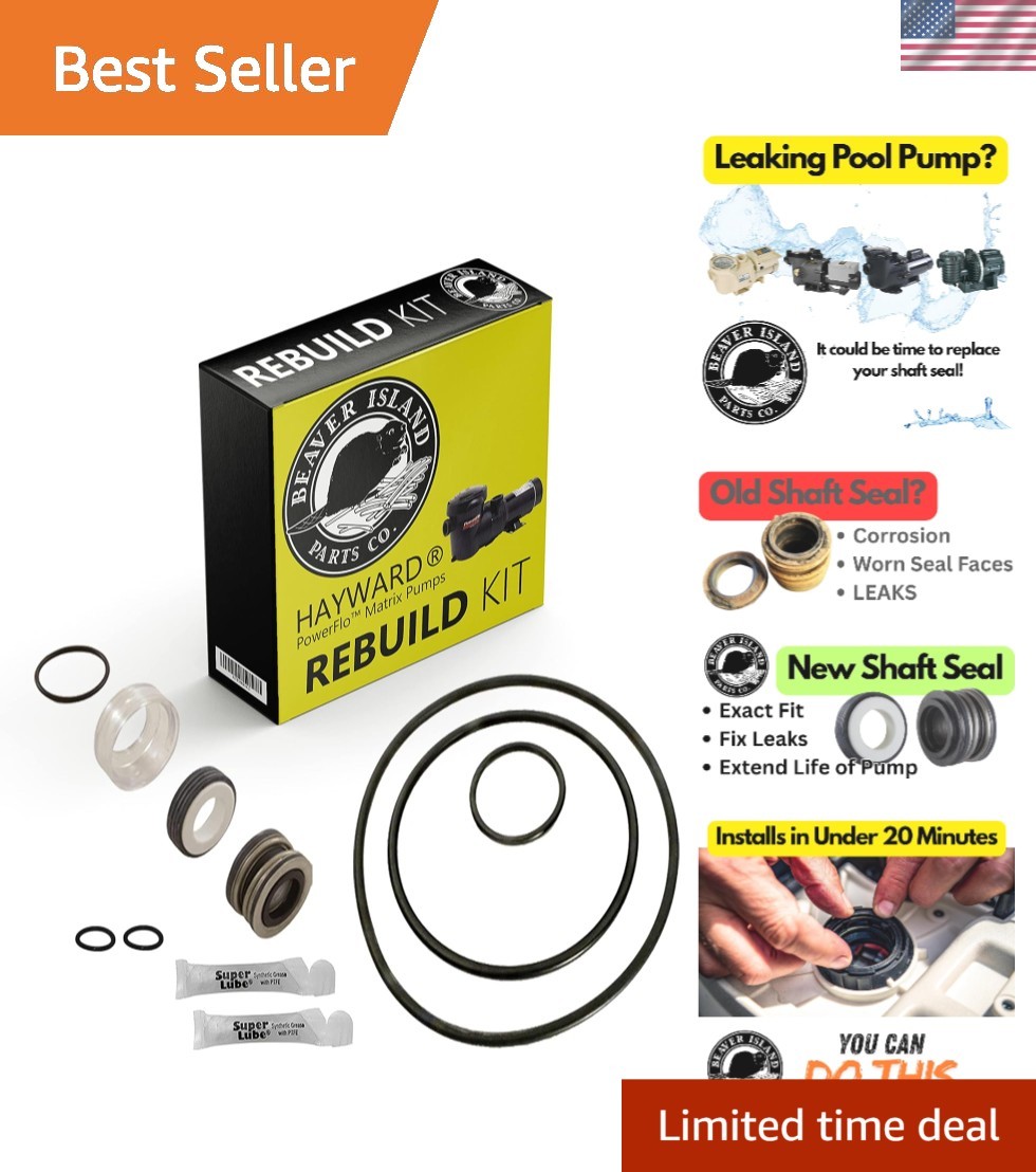 Pump Rebuild Kit | Fits Hayward PowerFlo Matrix Pump SP1591, SP1591TL, SP1592...
