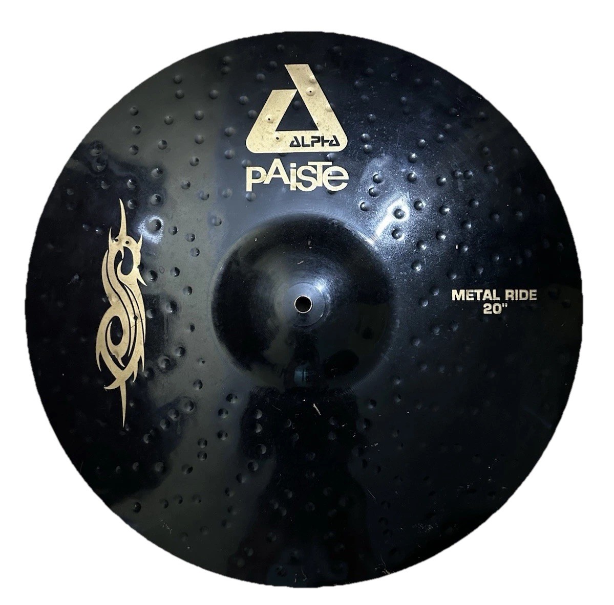 Paiste Alpha Slipknot Edition 20" Black Metal Ride Cymbal Joey Jordison