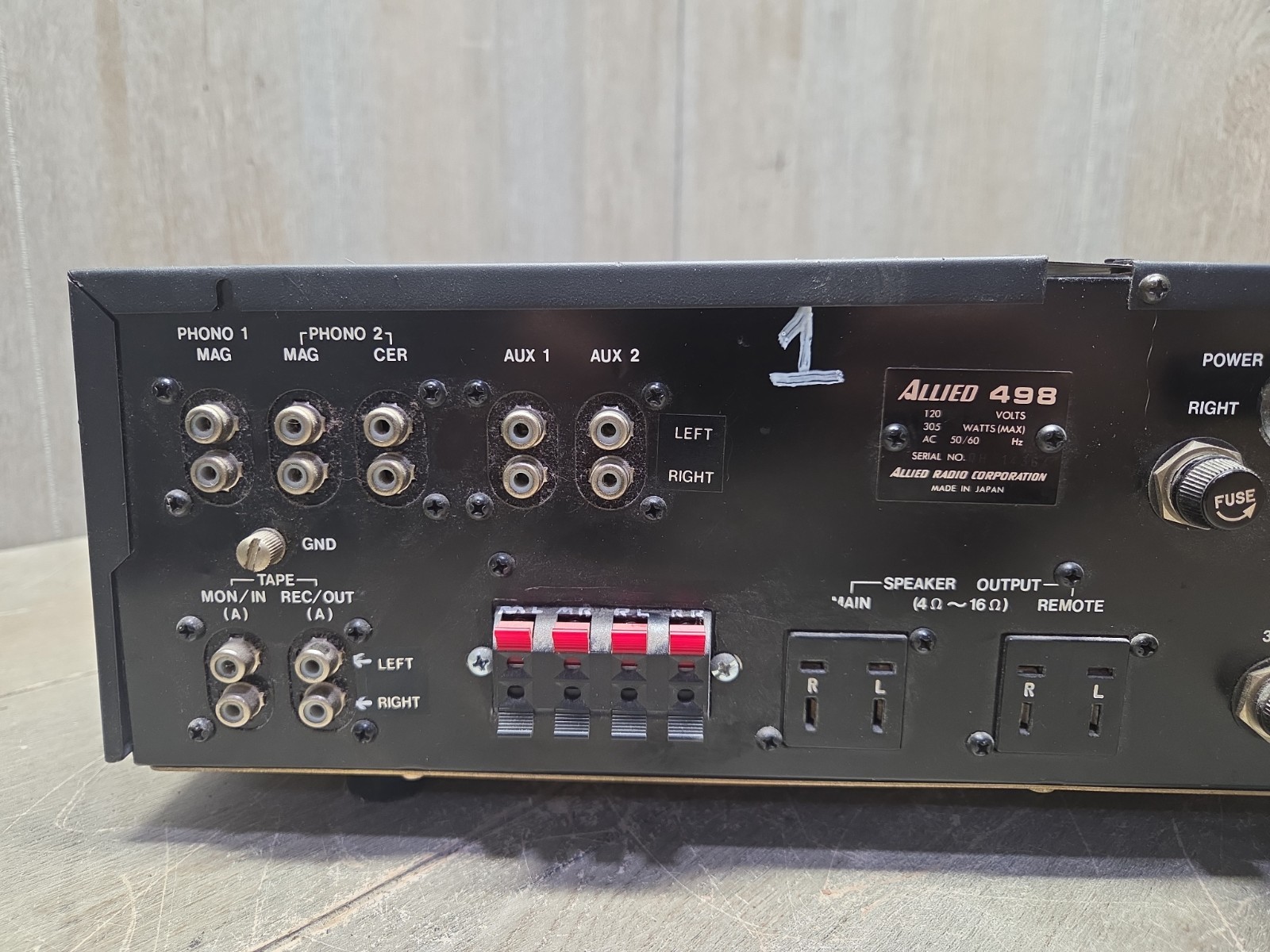Vintage Allied 498 Solid State Stereophonic Receiver