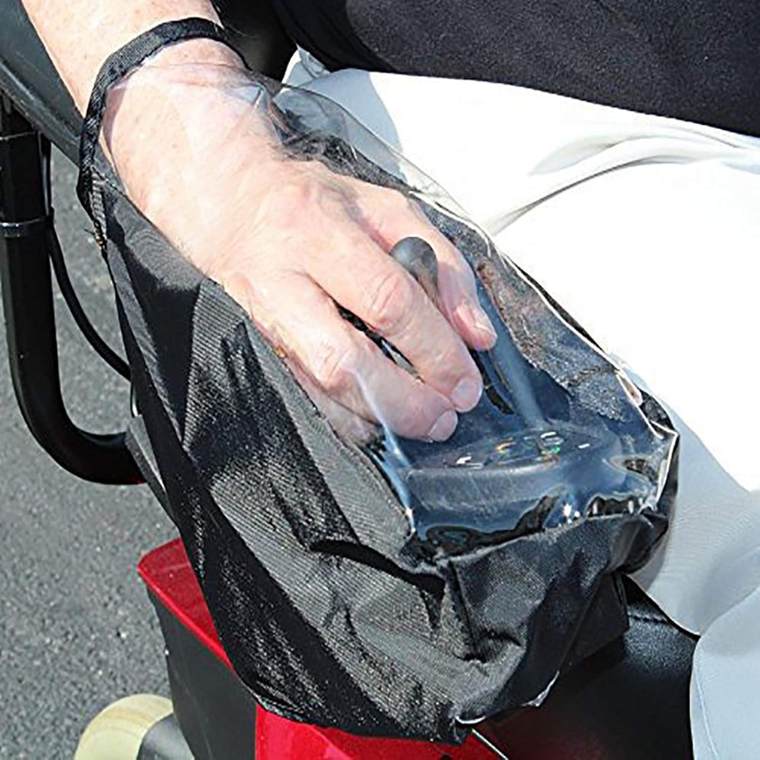 Power Wheelchair Joystick Protector Cover - Waterproof Electric Arm Black