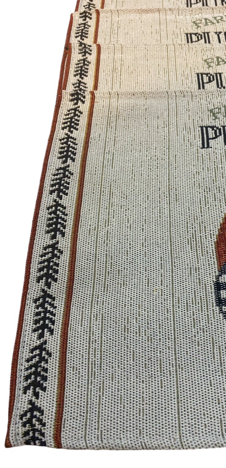 Fall Table Runner Placemat Set Farm Fresh Pumpkins Tapestry Harvest Décor