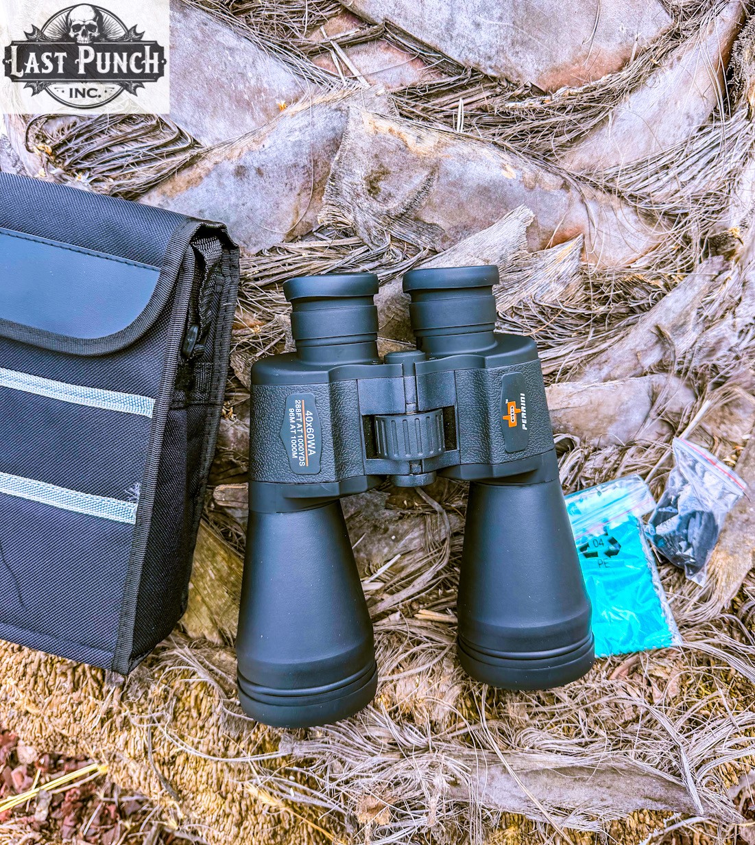 40x60 WA Night Prism Binoculars High Definition 96M/1000M Black w/ Strap & Pouch