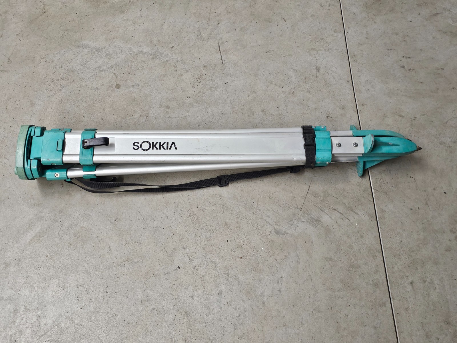 Topcon Sokkia Survey Aluminum Tripod Extendable Transit Laser Level 724645
