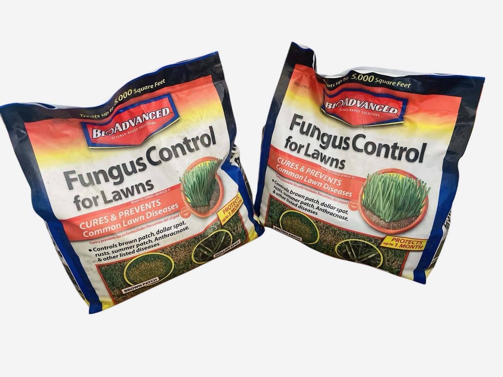 2x Bio Advanced Fungicide Bags 10 lbs Each Granular Fungus Control For Lawns SET