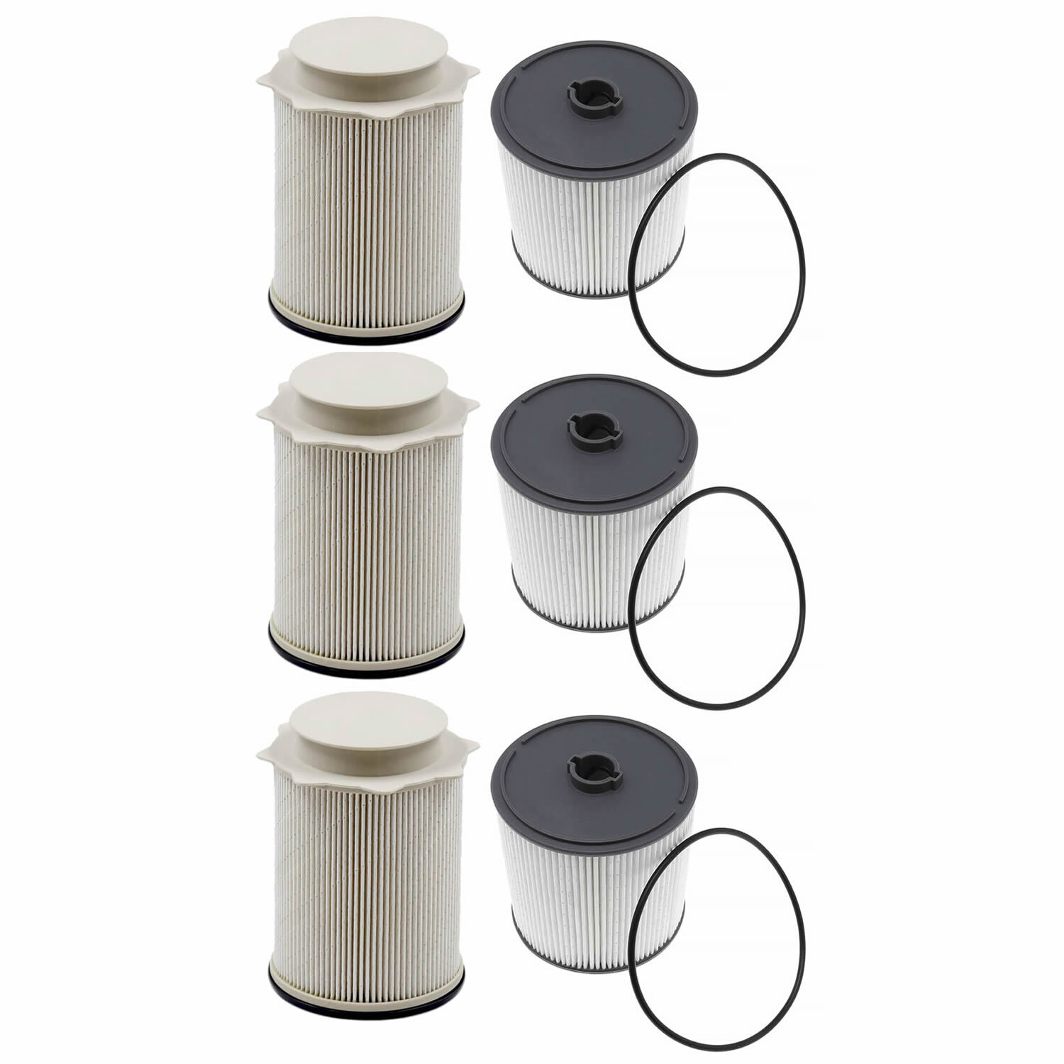 Diesel Fuel Filter 3 Set 68436631AA For 2019-2022 Dodge Ram 6.7L 2500 3500 4500