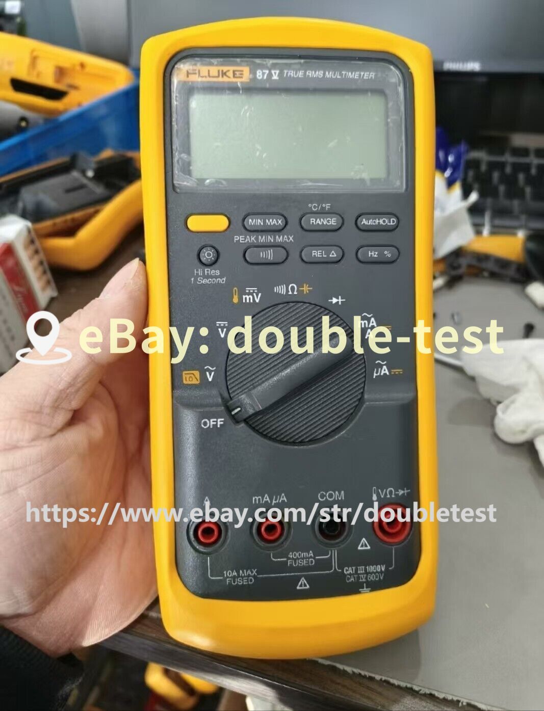 Used Fluke 87V Industrial True RMS Multimeter #dou