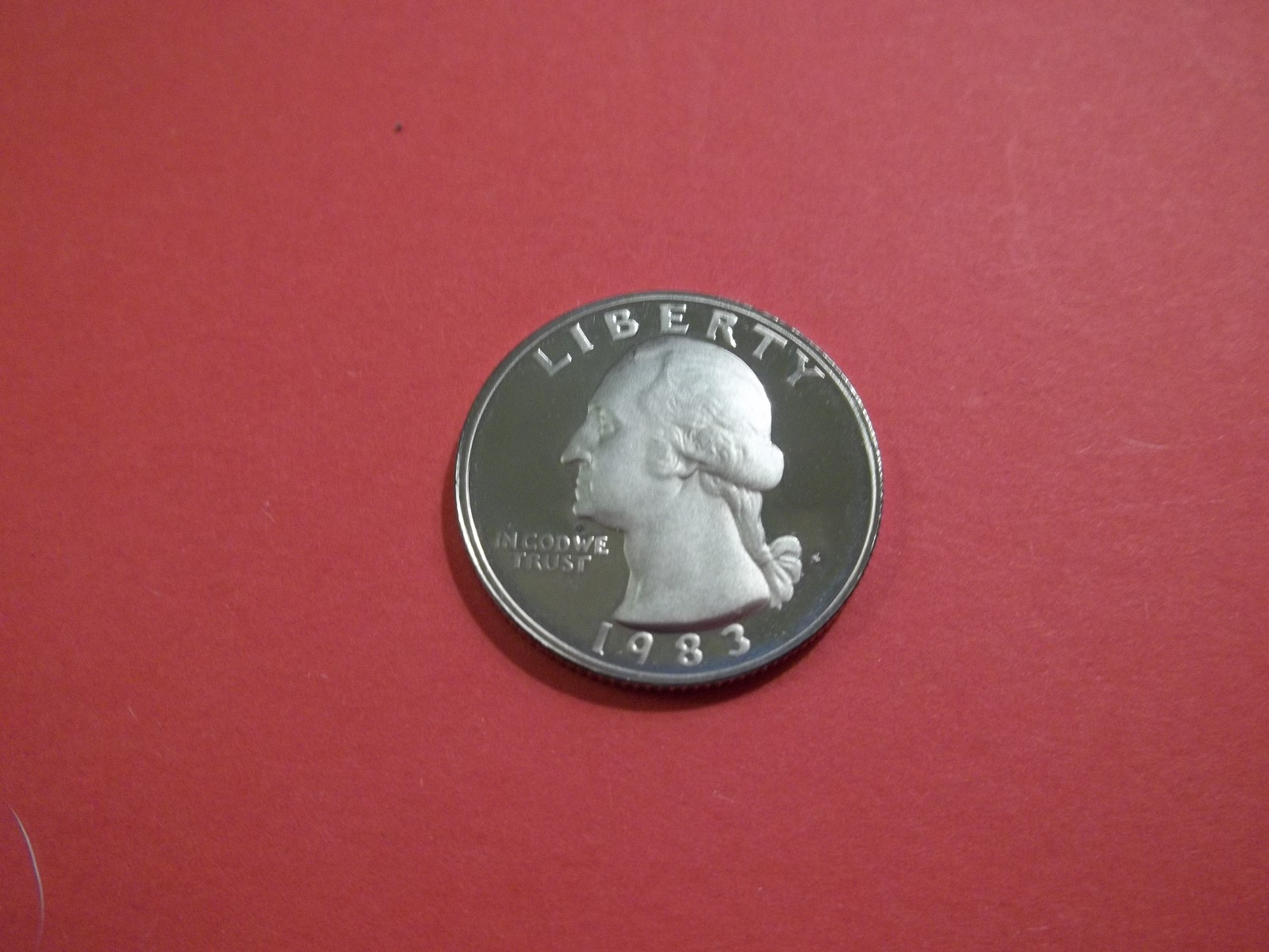 "S" Proof Washington Quarter  Gem  1983 "S"  (PWQ16)