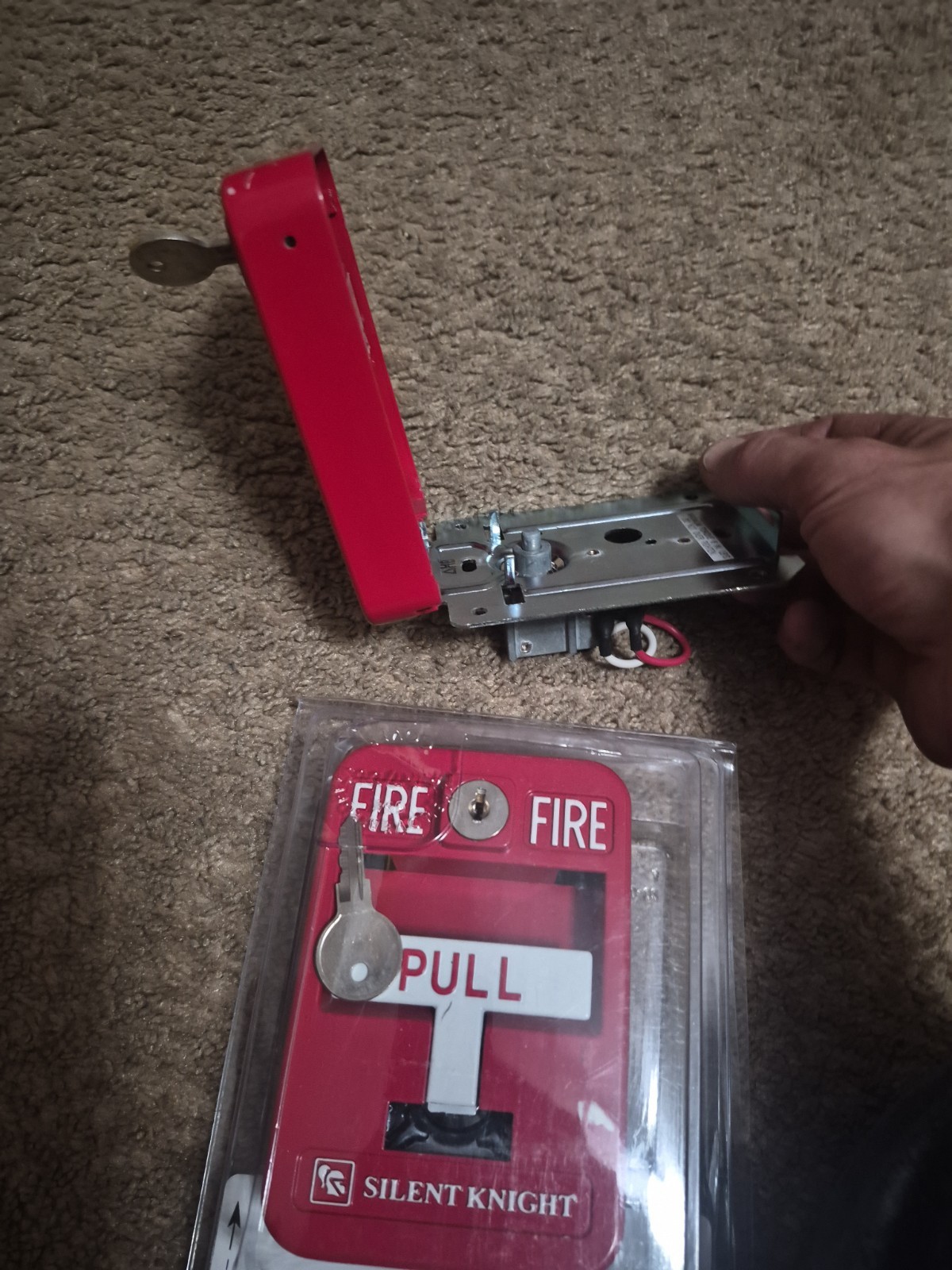 Silent Knight PS-SATK Single Action Manual Pull Station