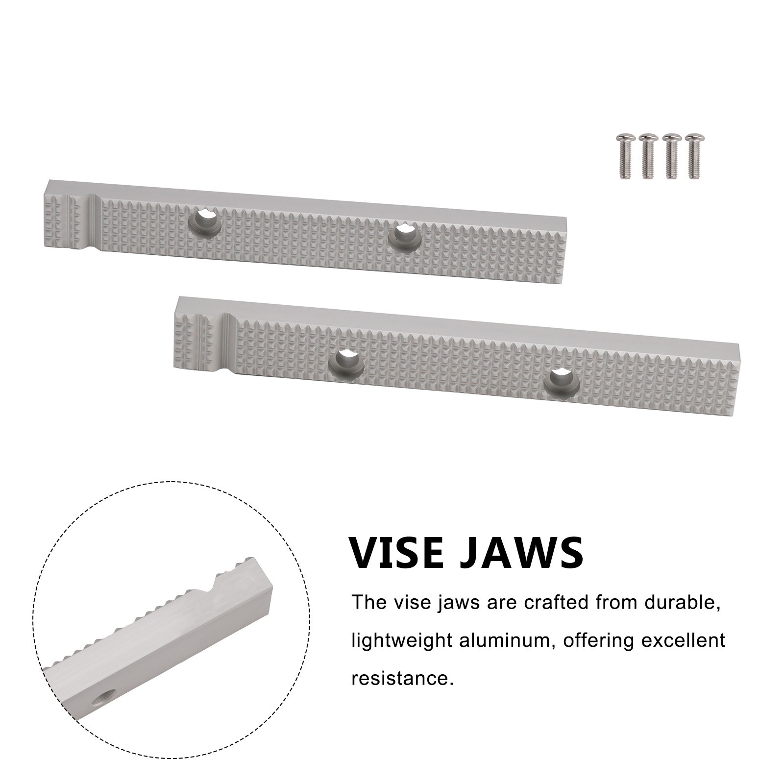 Fitting Vise Jaw for Older USA Models 6 1/2"Reversable Gray Vises for Craftsman#