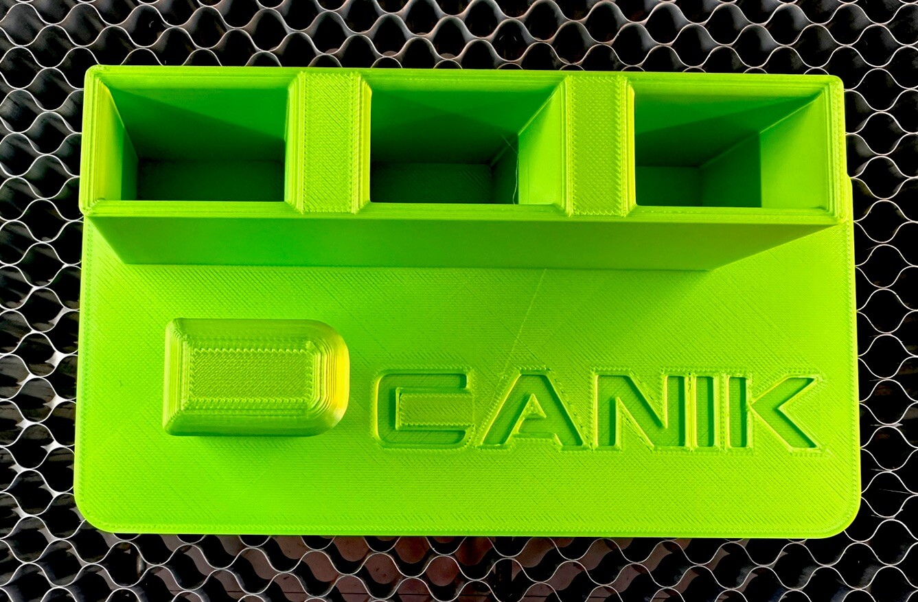 CANIK Gun stand w 3 mag holders. Works w all Canik models. US MADE Monster Green