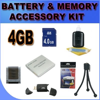 BigVALUEInc Accessory Saver Bundle Kit For Canon Powershot Elph 100 HS,...