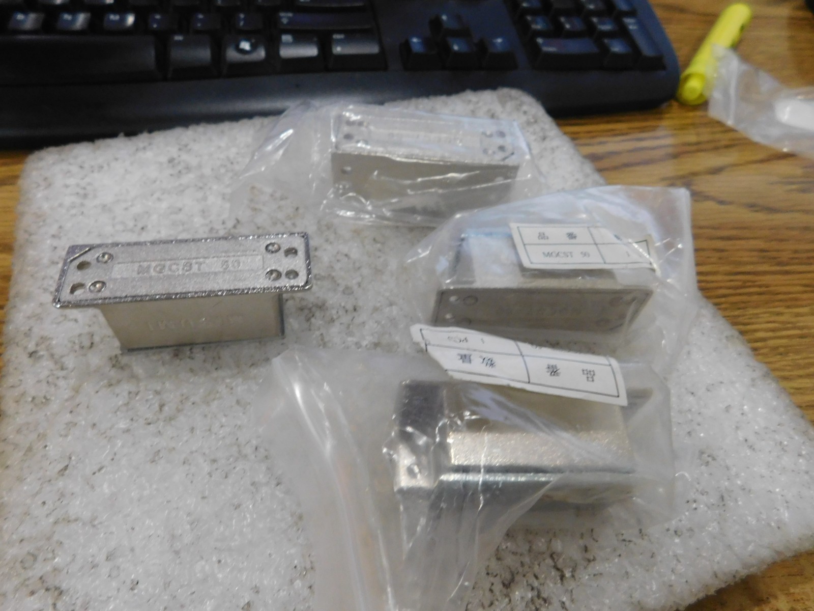 Lot of Misumi Model:  MGCST 50 Magnetic Latches.    Qty.  4.  New Old Stock