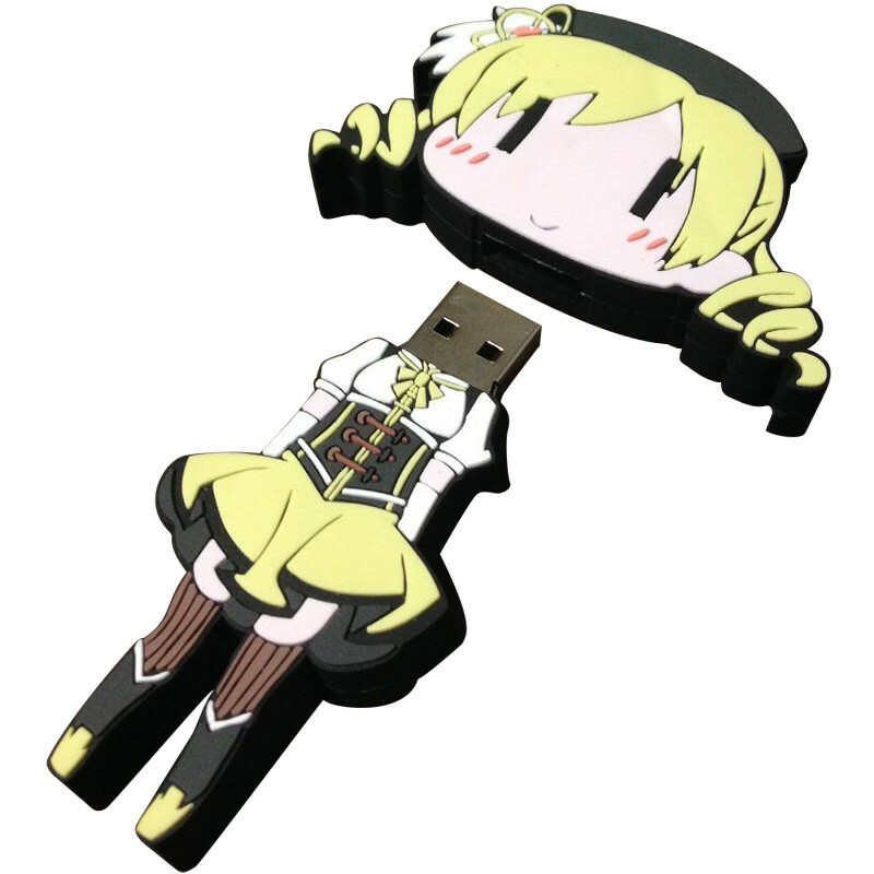 Puella Magi Madoka Magica Tomoe Mami Flash Drives 32/64G Large Capacity USB