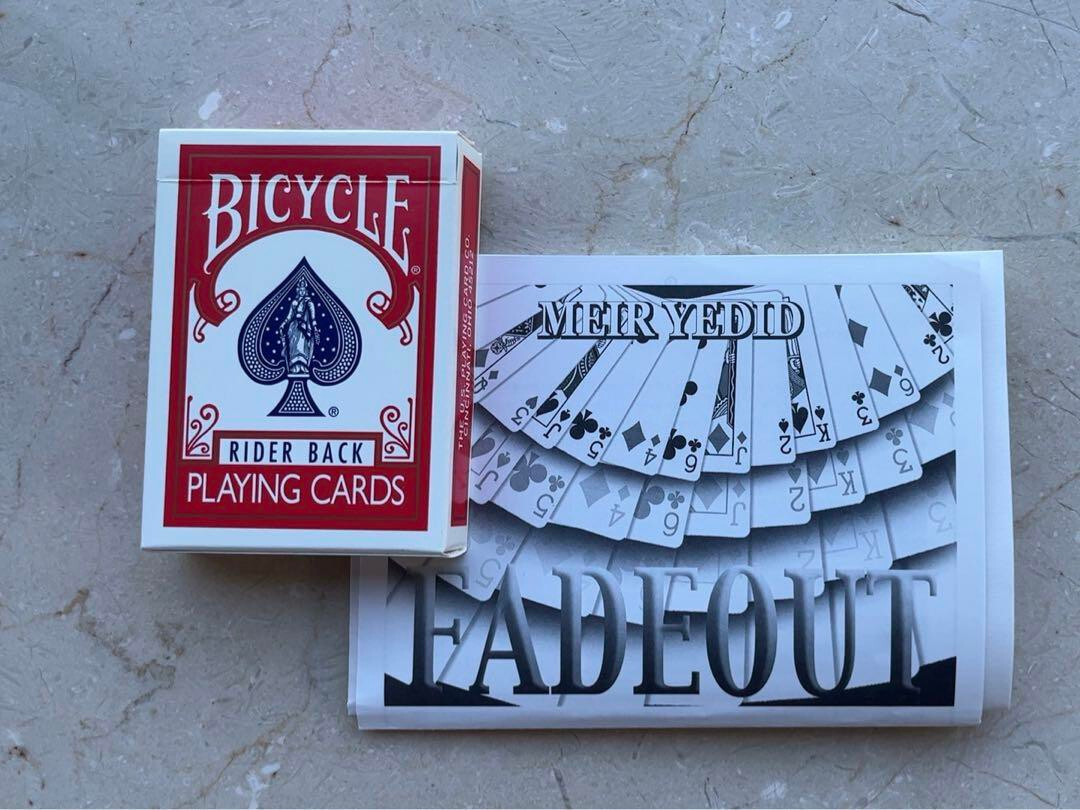 FADE OUT -MEIR YEDID - RED BICYCLE BACK - CARD MAGIC