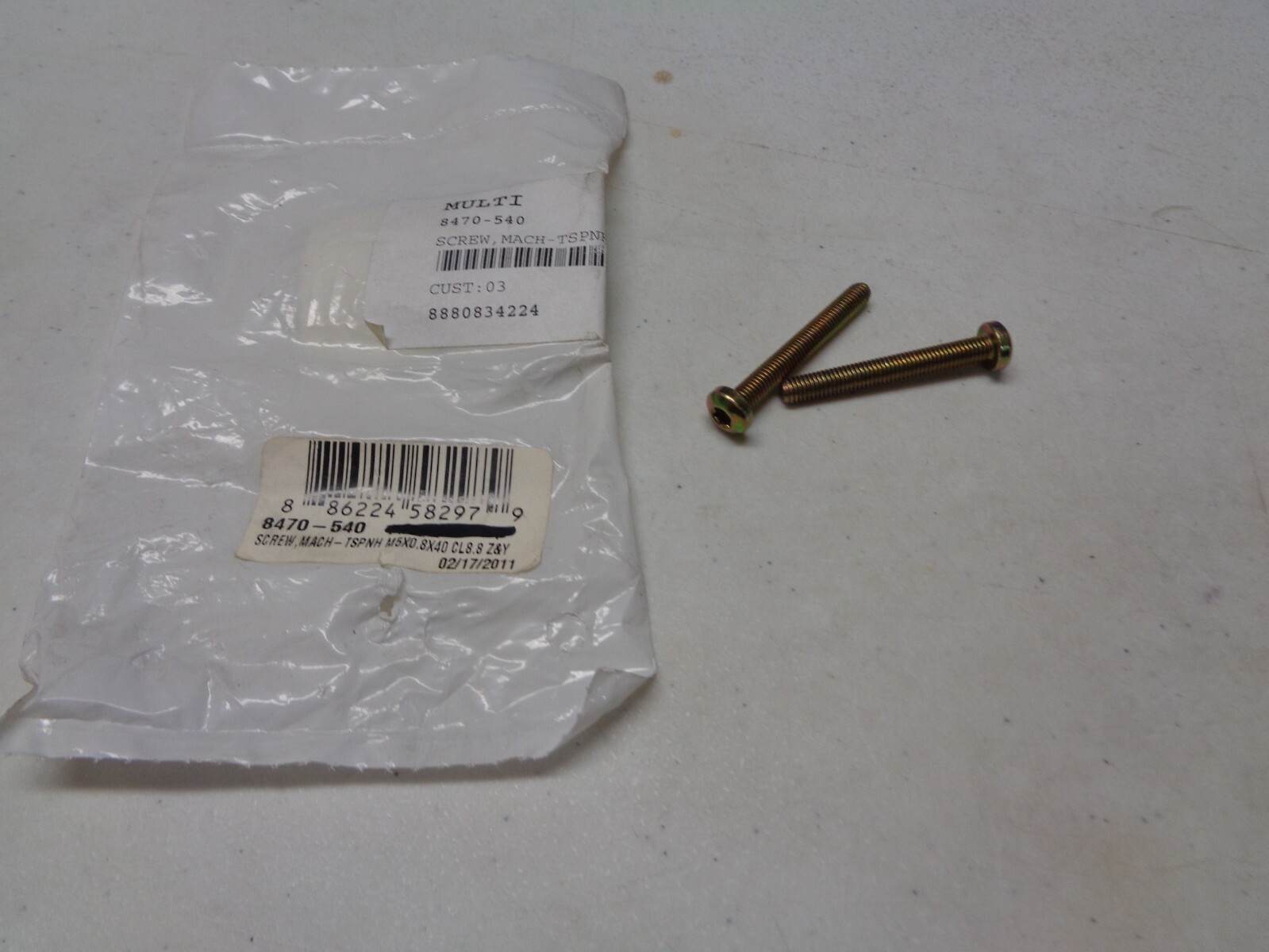 ARCTIC CAT MACHINE SCREW 8470-540 QTY-2