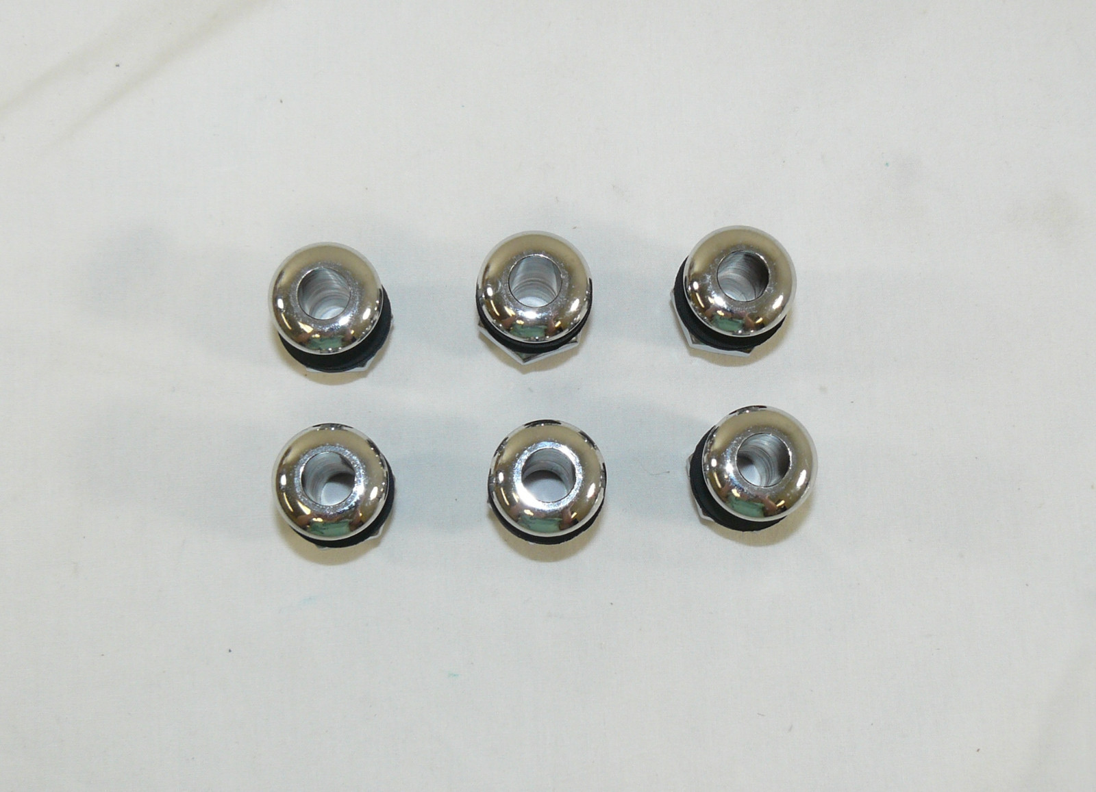 6 NEW 1/2" Chrome Air Vent & 2 Gaskets 1 1/8" long 30 ply Shell up to 3/4" Thick