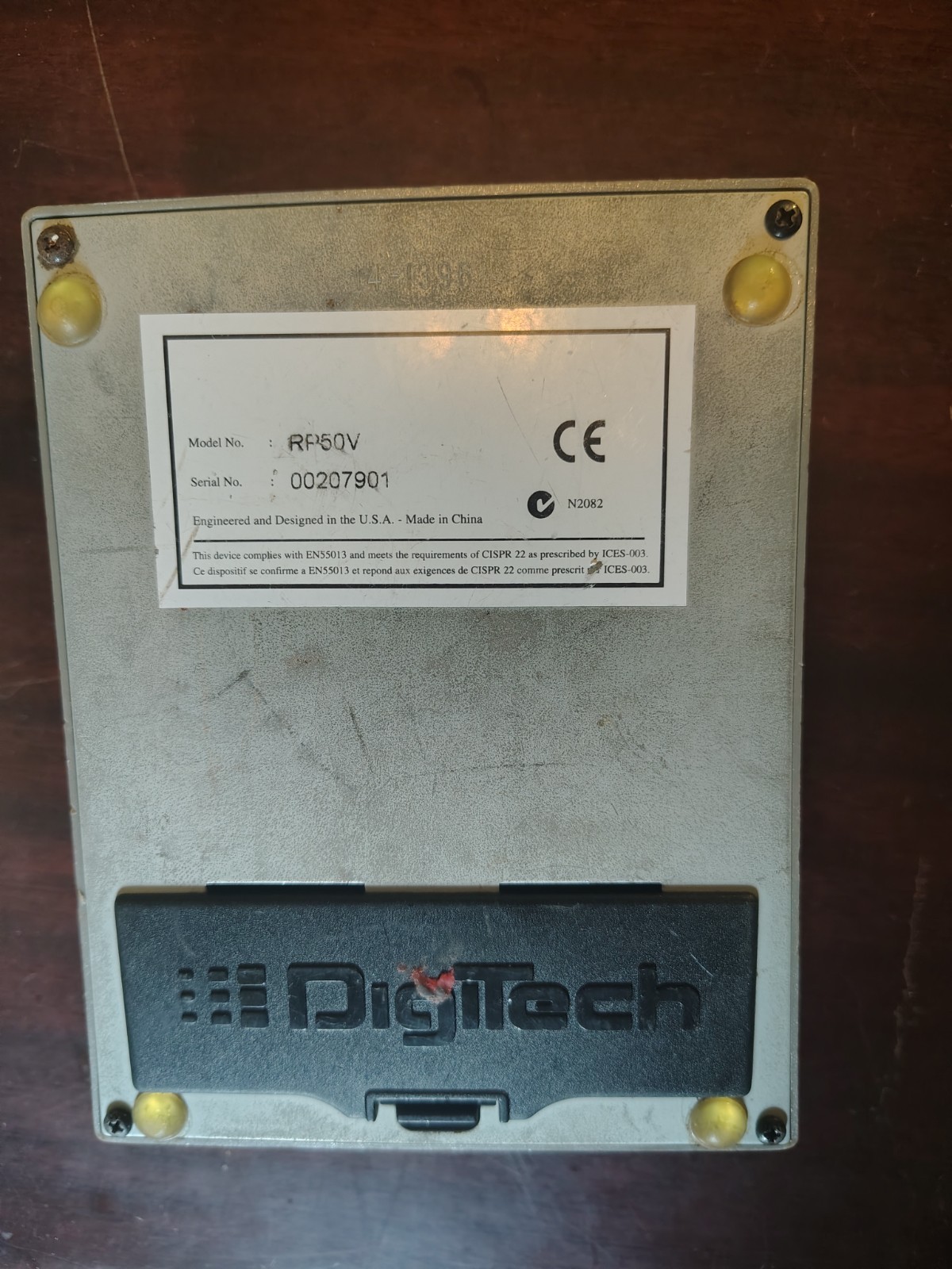DigiTech RP50 Modeling Guitar Processor Multi-Effects Pedal Amp Modeling Tuner