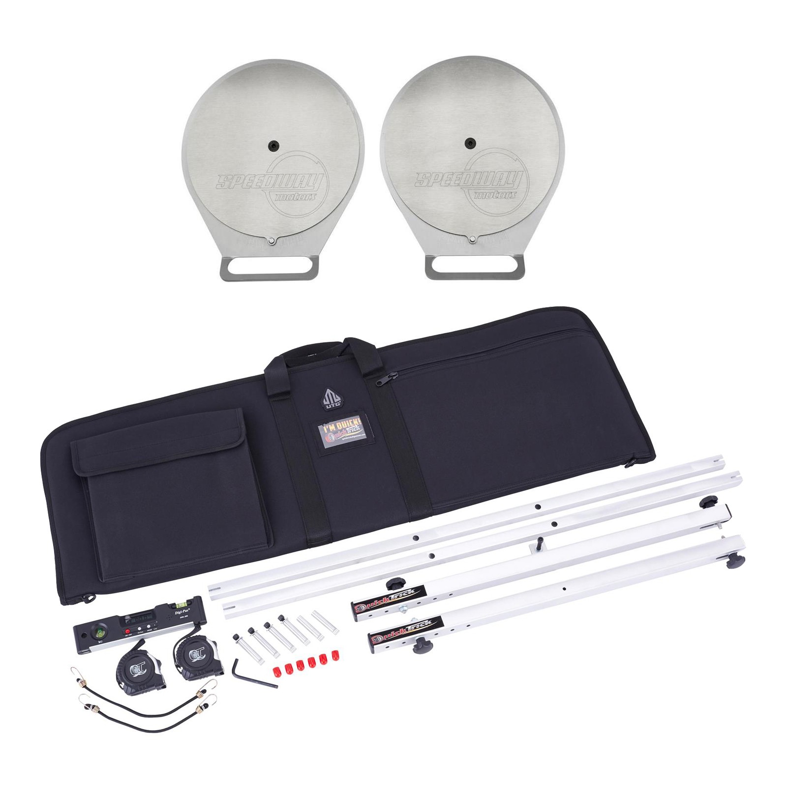 Aluminum Alignment Turn Plates & Elite Wheel System, 13-22" Rims