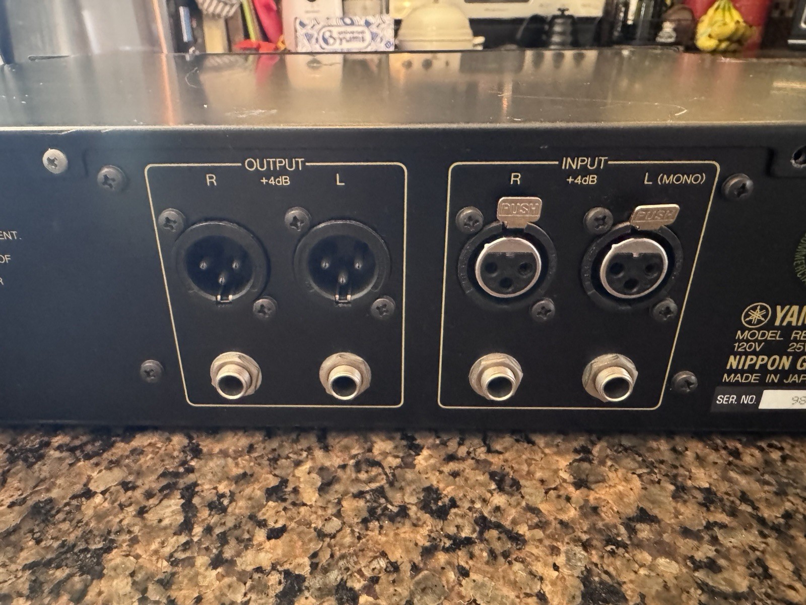 Yamaha Rev 7 Digital Reverberator Reverb Effects Processor Stereo Delay Chorus