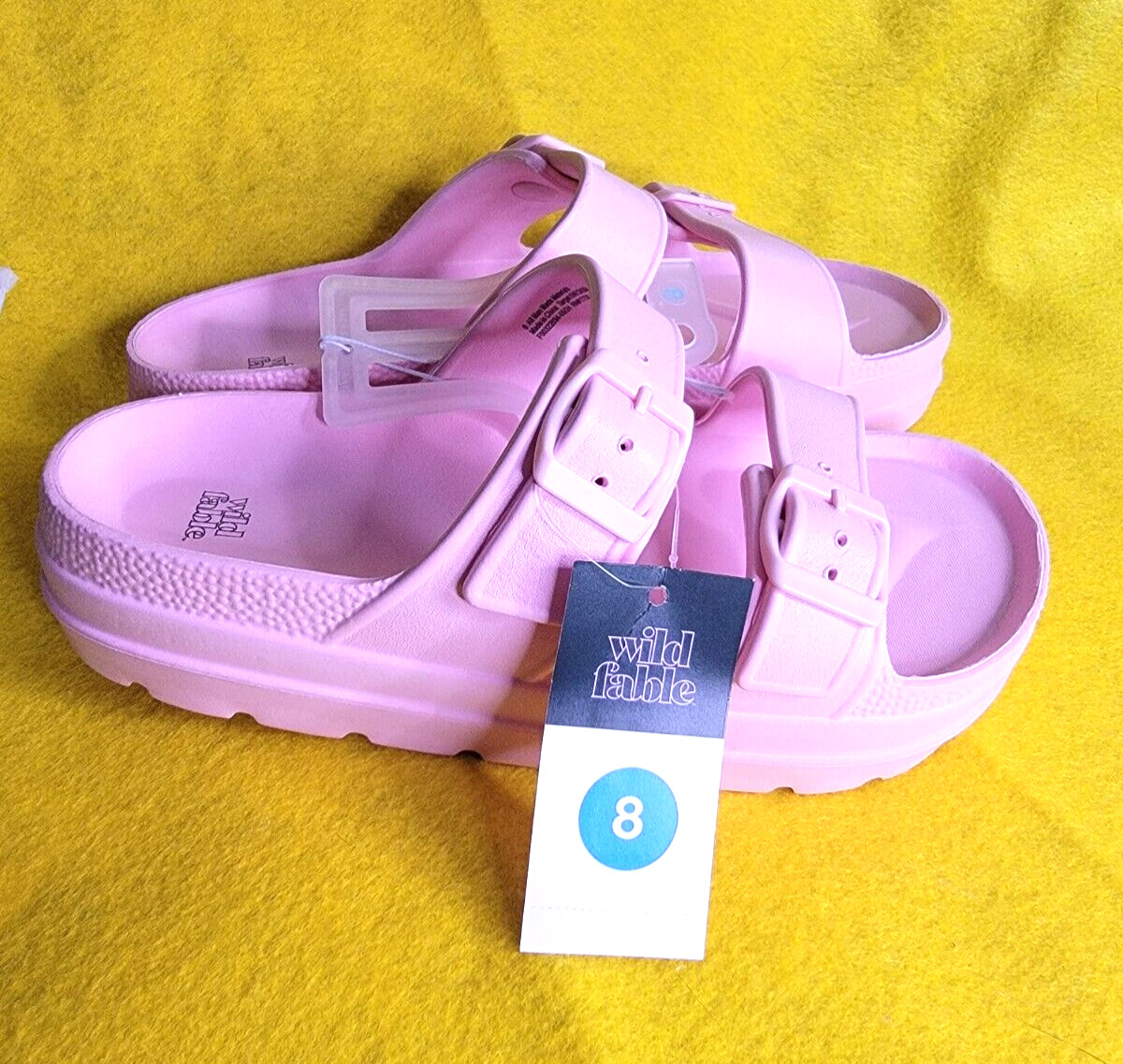 Wild Fable Pink Platform Sandals - NWT - Size 8