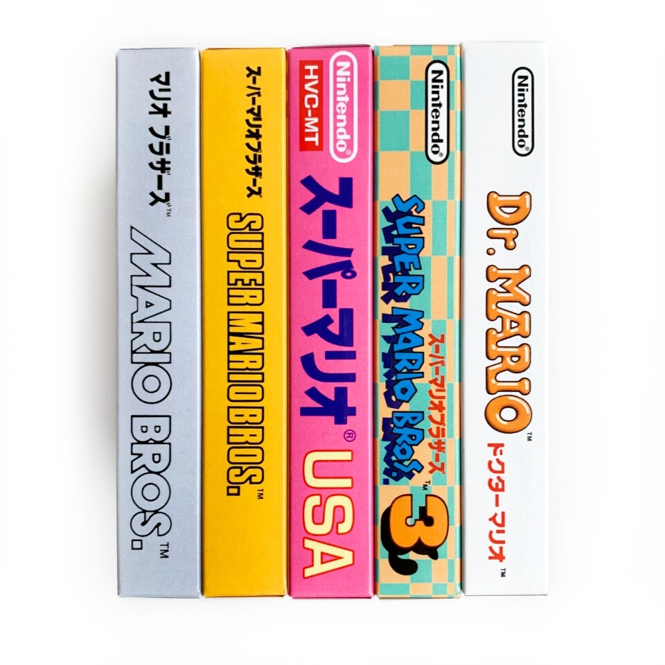 DR. MARIO - Empty box Famicom replacement spare case with tray, doctor mario