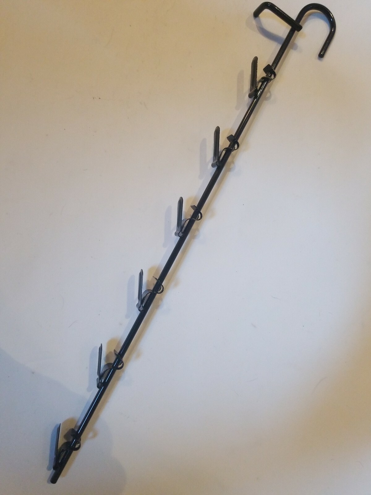 Ace  5 in. H x 5 in. W x 3 in. L Black  Accessory  Clip Strip  Metal, lot of 10