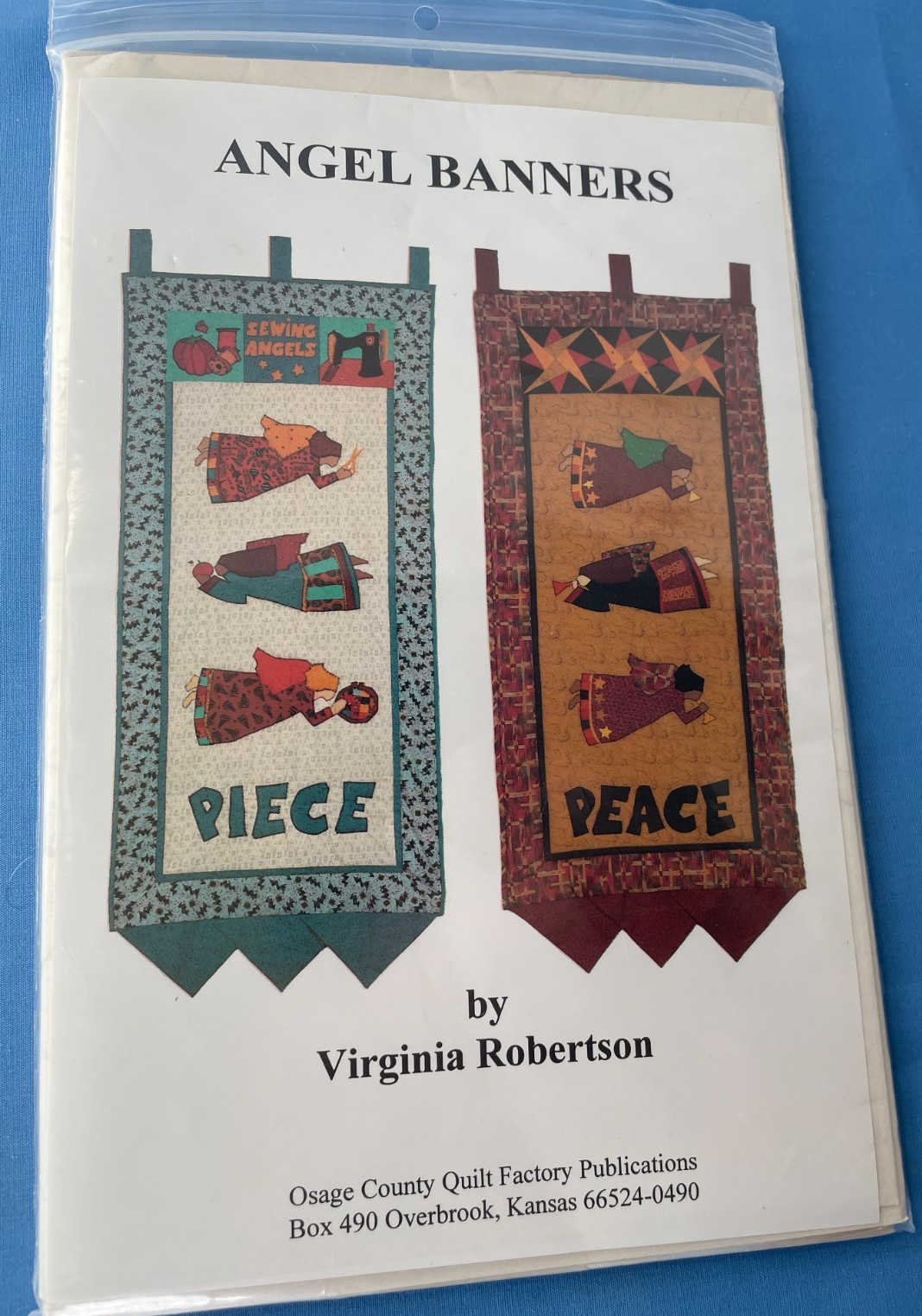 Osage County Quilt Factory Angel Banners Virginia Robertson Pattern Christmas