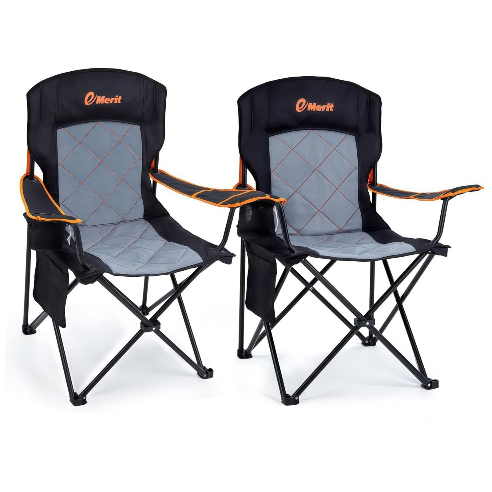 2 Pack Oversized Padded Camping Black(twin Pack) 39.76'' X 22'' X 23.6''