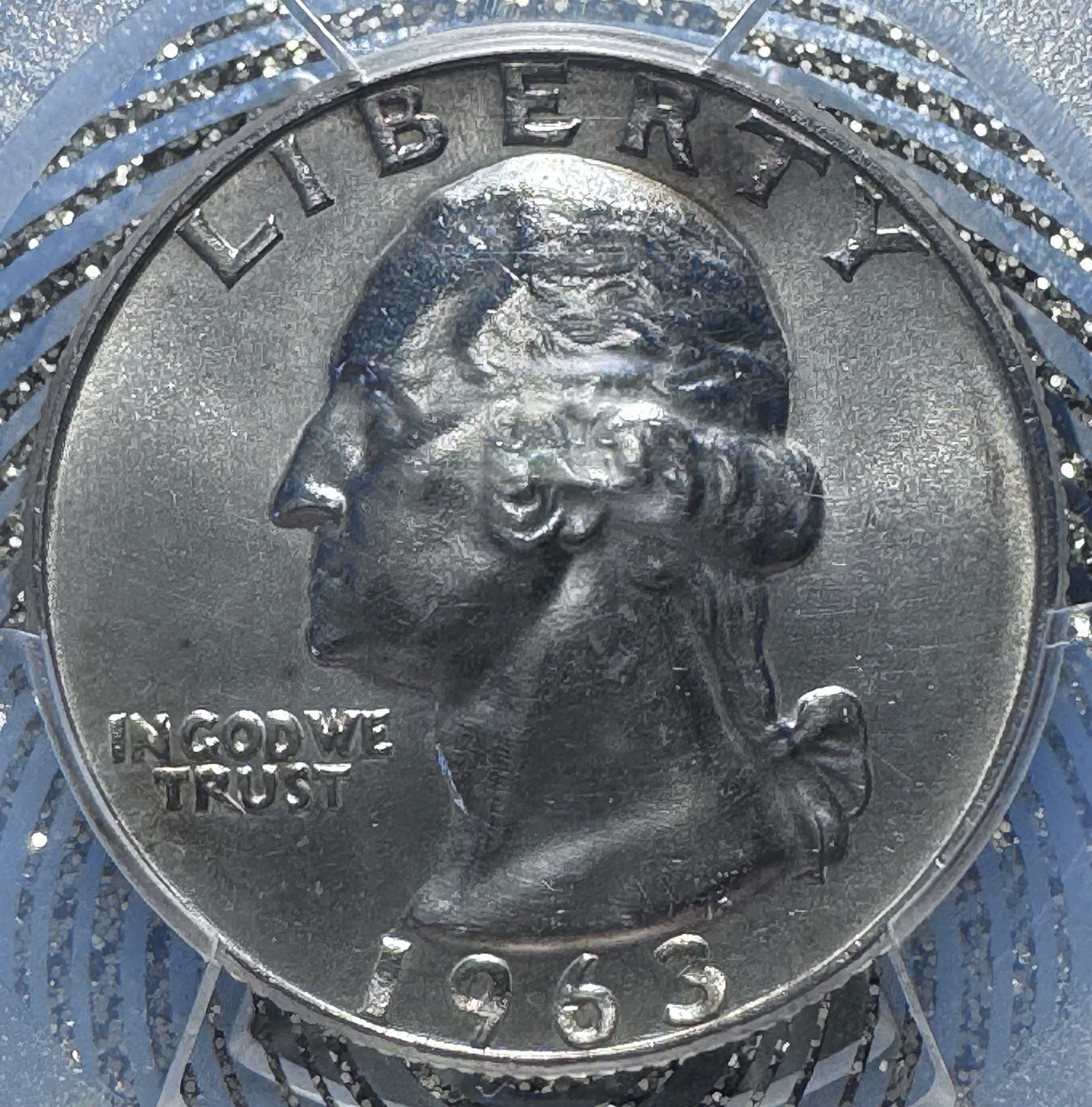 1963 D Silver Washington Quarter