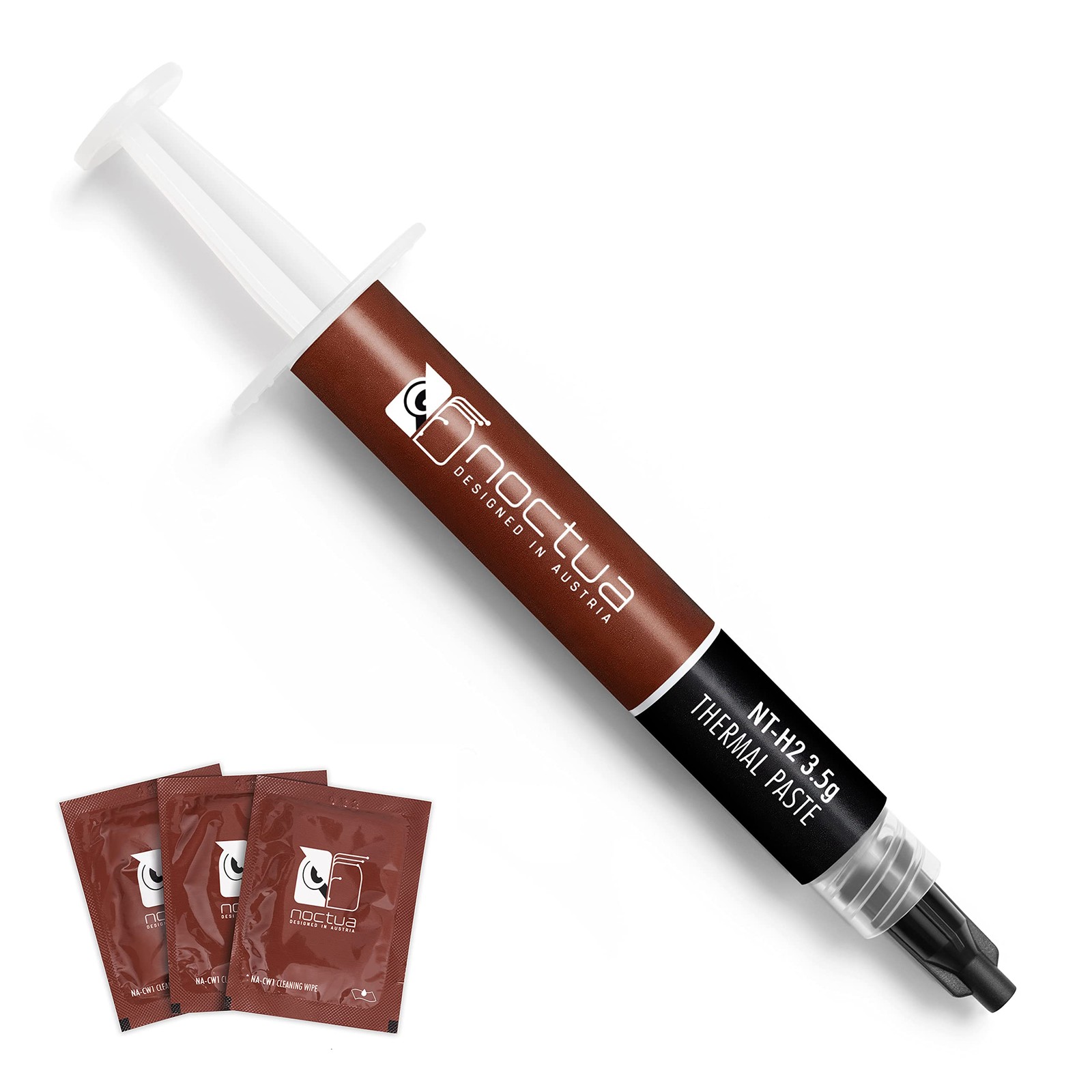 Noctua NT-H2 3.5g, Thermal Computer Paste incl. 3 Cleaning Wipes (3.5g) Grey
