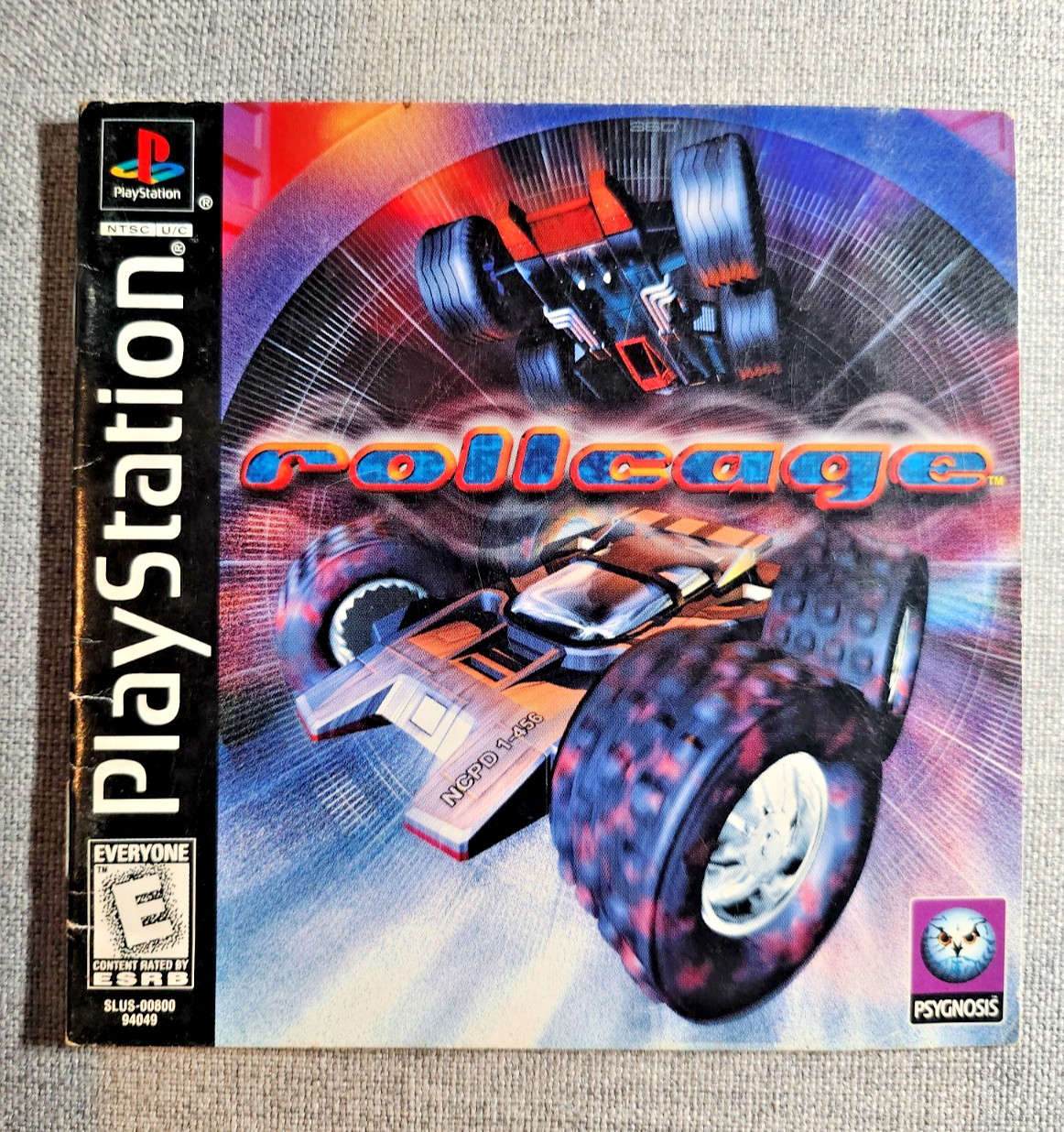 Rollcage Instruction Booklet - Manual Only - PlayStation (PS One)