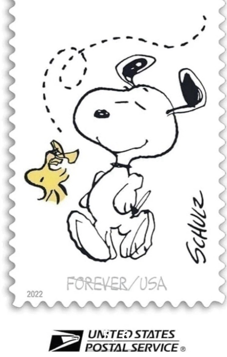 Charlie Brown Peanuts Gang 1st Class Stamps