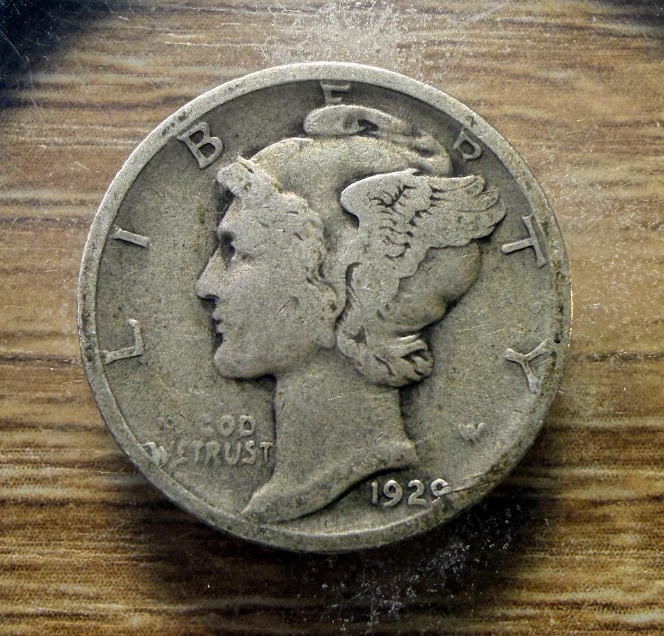 1929-D Mercury Dime - Actual Silver Coin Shown - Free Shipping & Tracking INV270