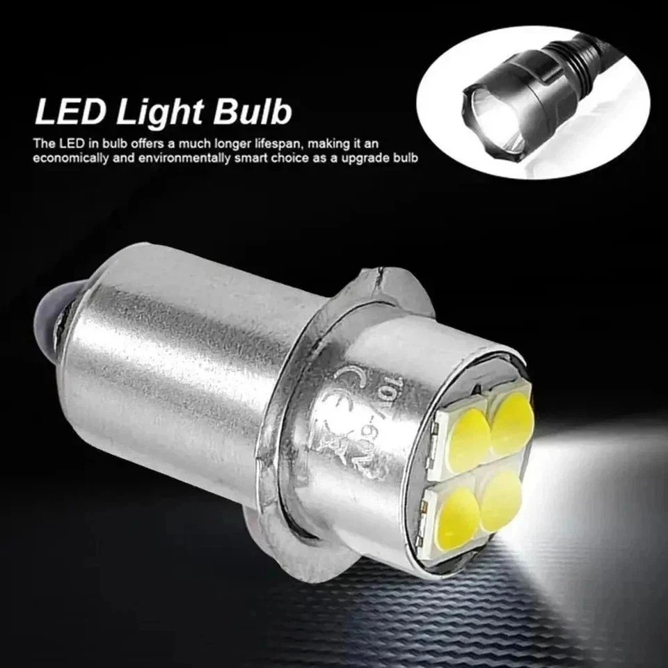 MAGLITE Super Bright LED Upgrade Bulb Drop In Replacement 4 Cell C/D