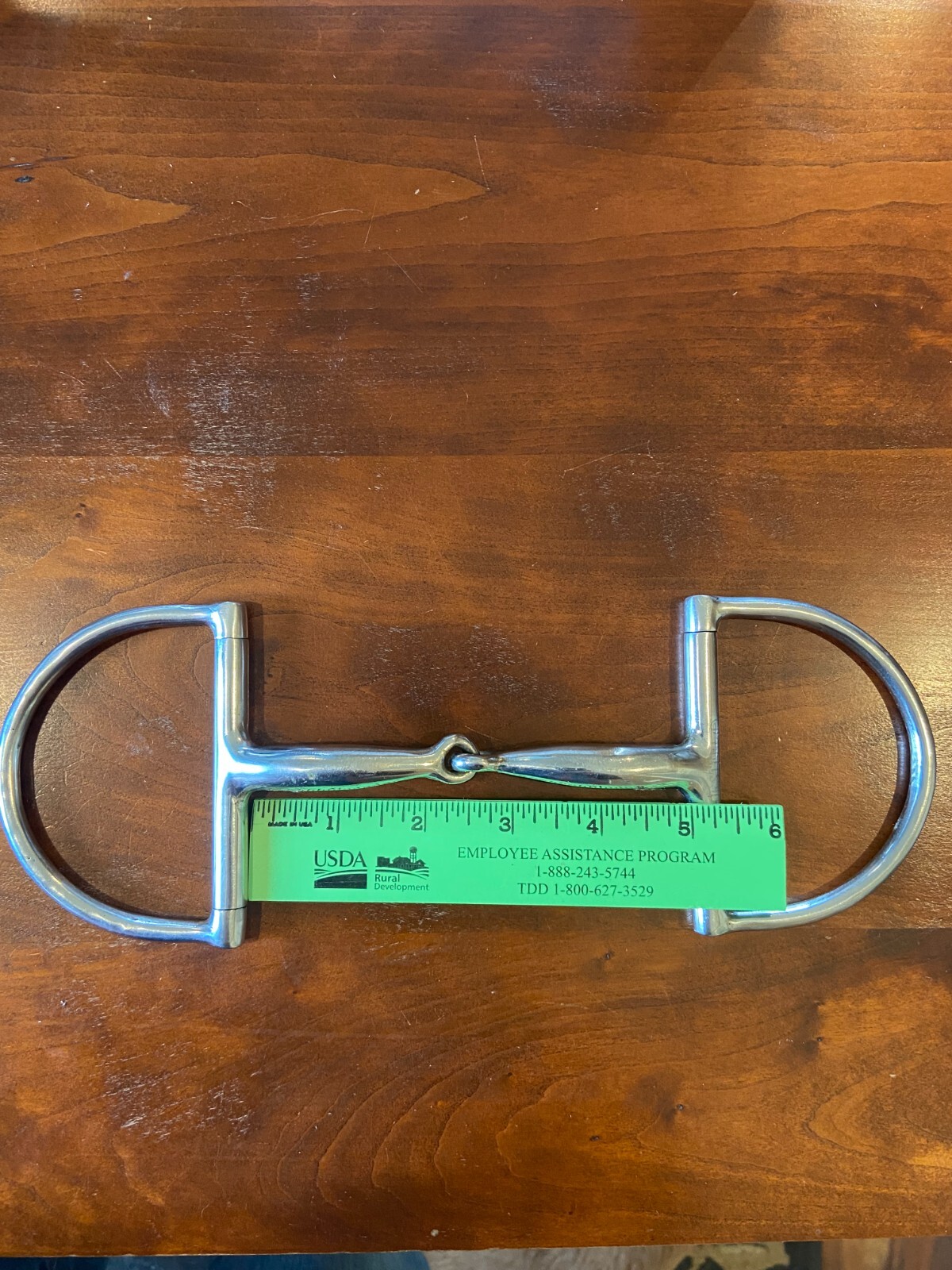 KORSTEEL D-Ring Snaffle Bit - Stainless Steel - 5"