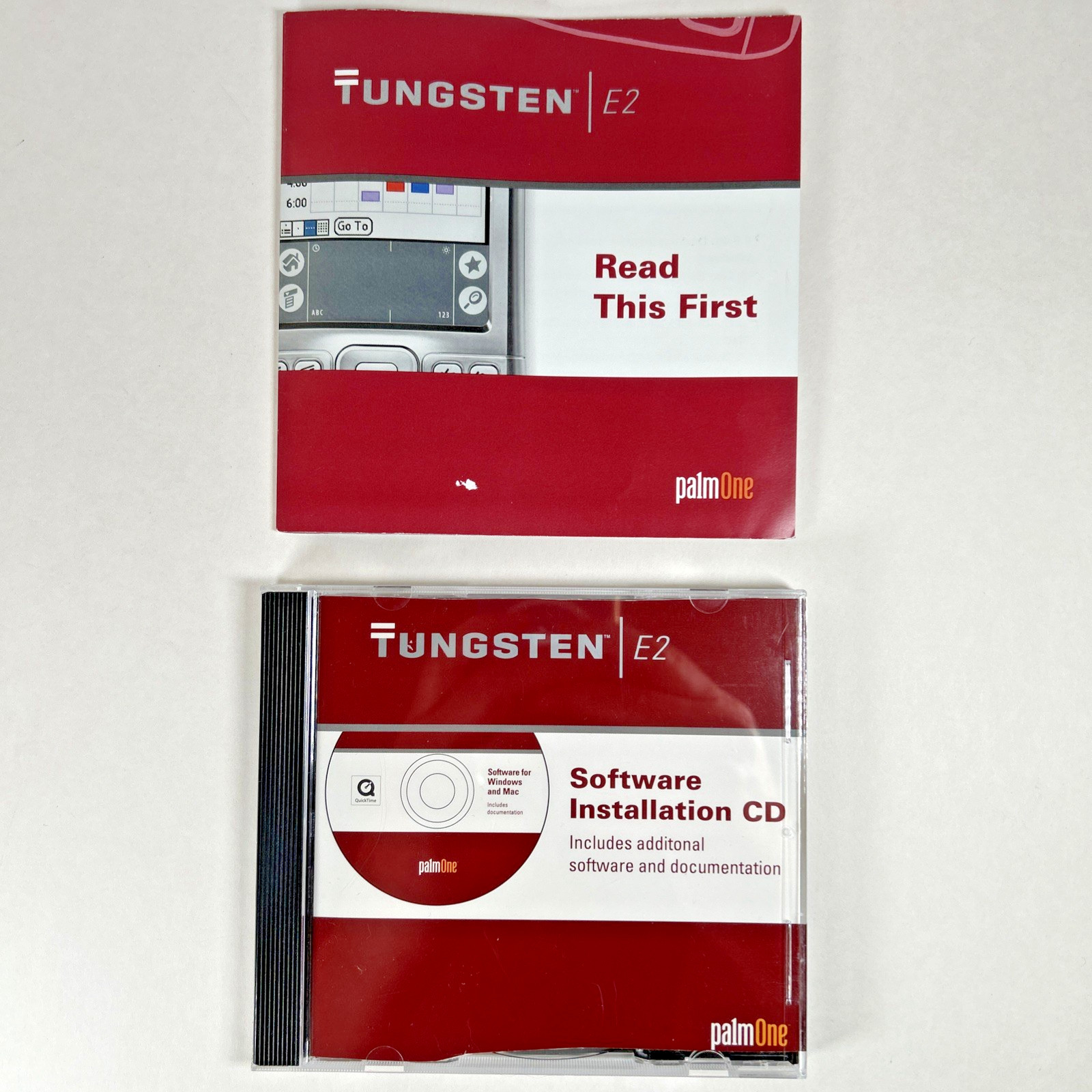 Palm One Tungsten E2 Software Installation CD for Windows & Mac (Vinatage PDA)