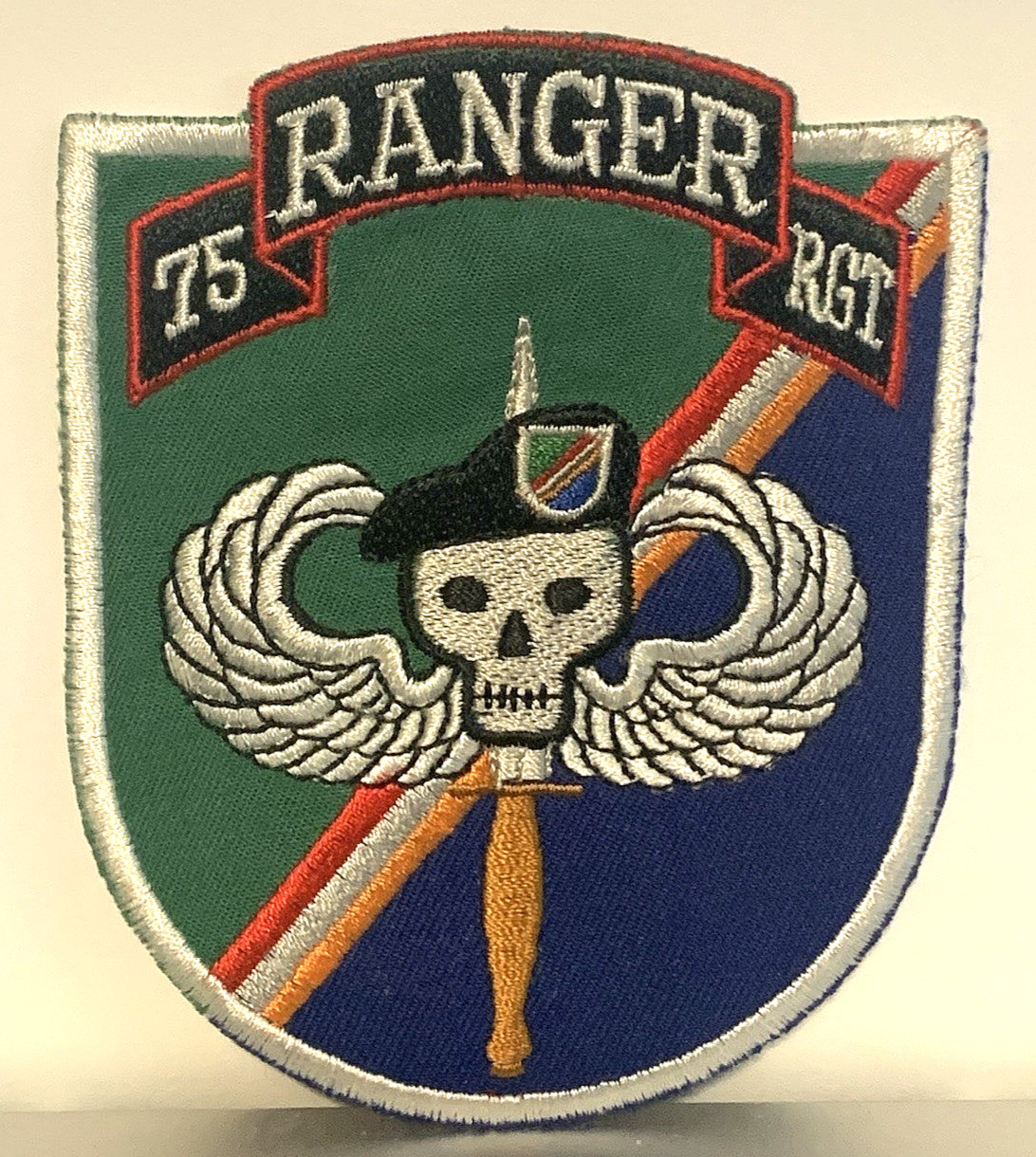 US Army 75th Ranger Regiment Full Colored Patch Insignia Badge Large
