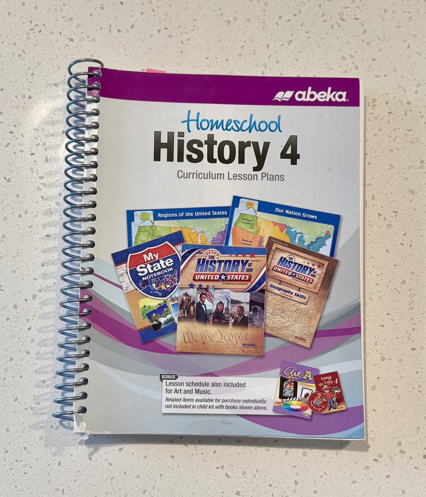 *Very Good*  ABEKA HISTORY 4  LESSON PLANS