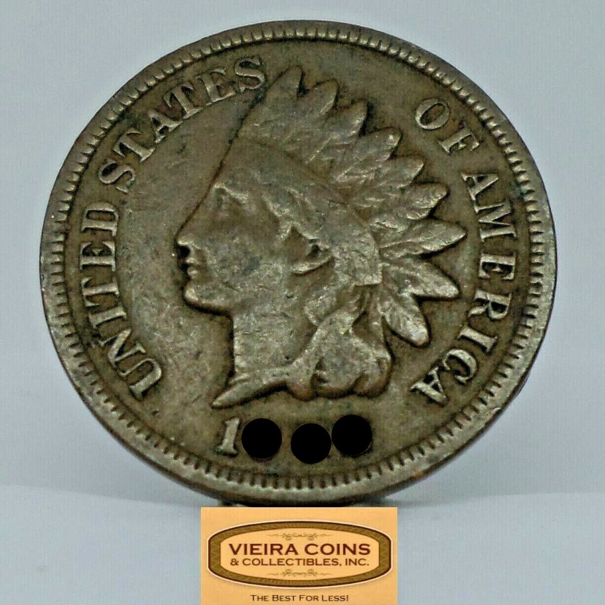 1893 Indian Head Cent, Full Date, Average Circulated Condition  - #C28255NQ