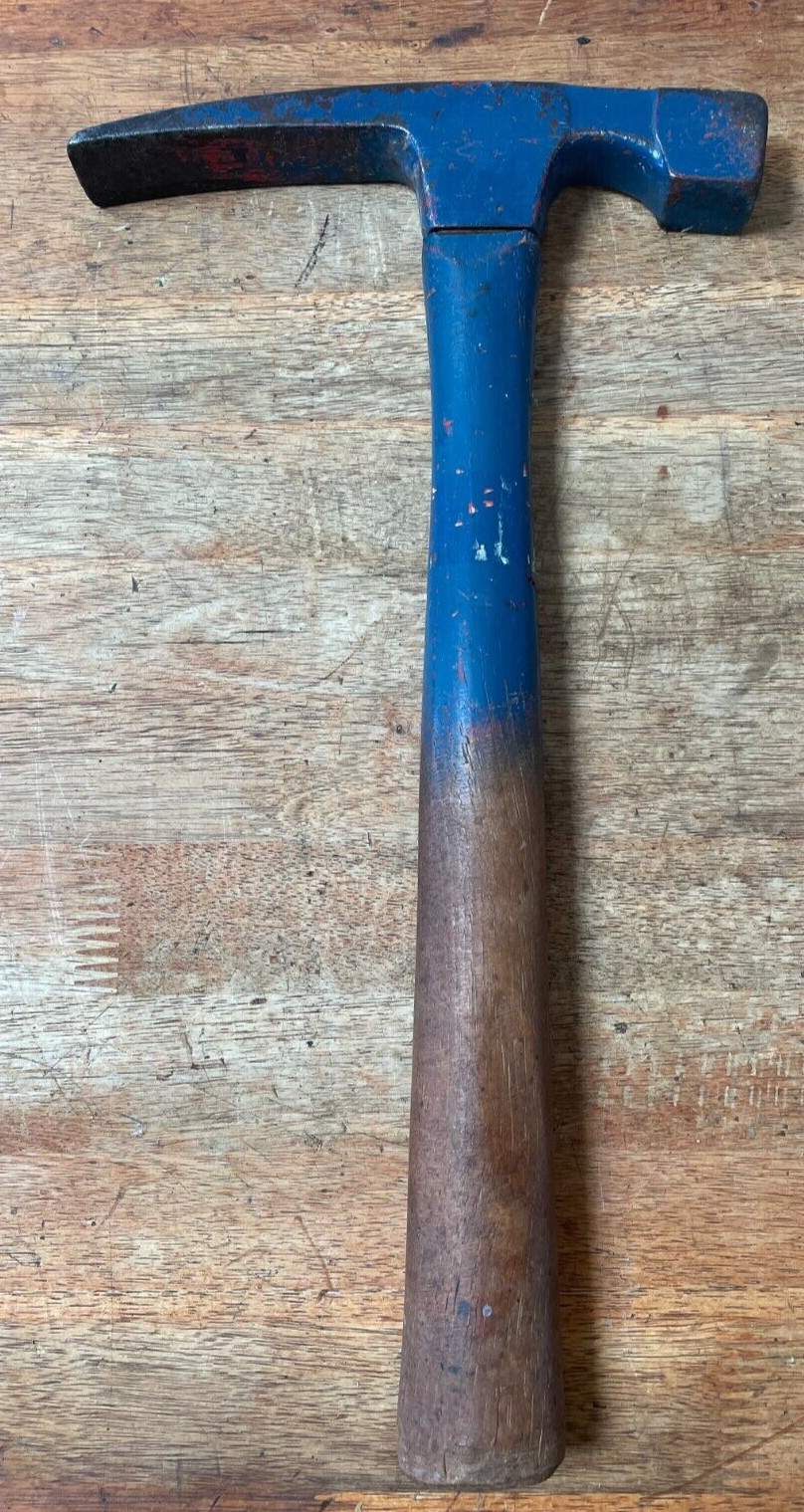 Vintage Rock Brick Block Mason Concrete End Pick Hammer