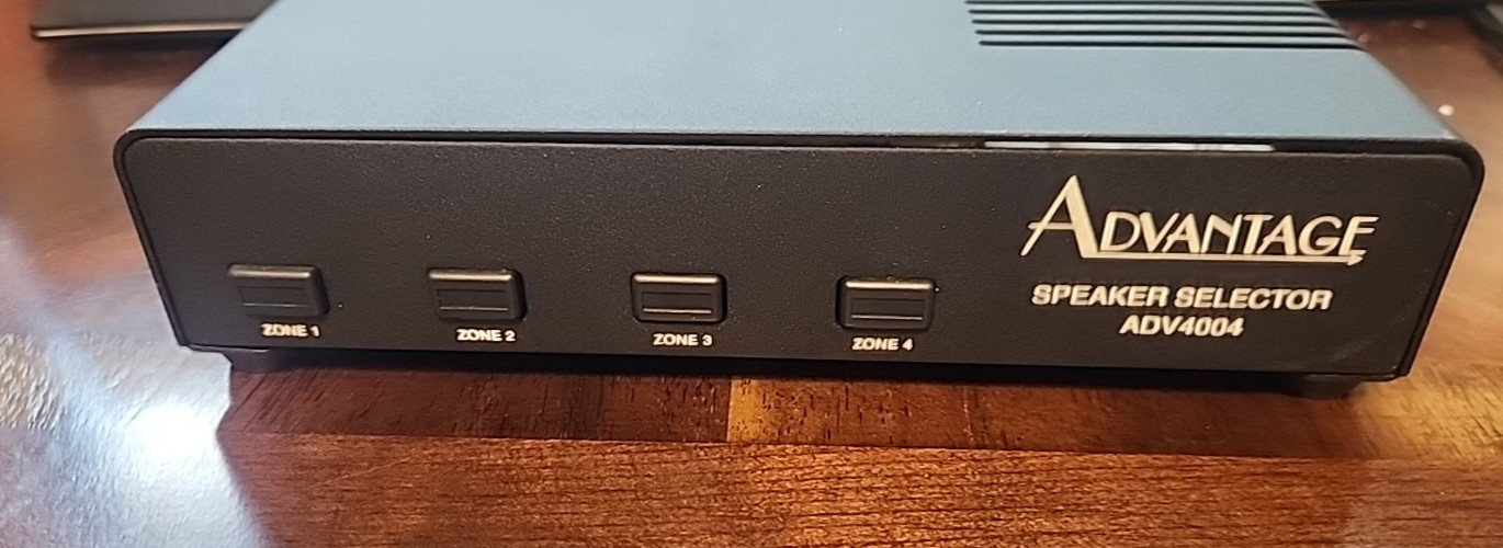 Advantage 4-Way zone Audio Speaker Selector ADV4004