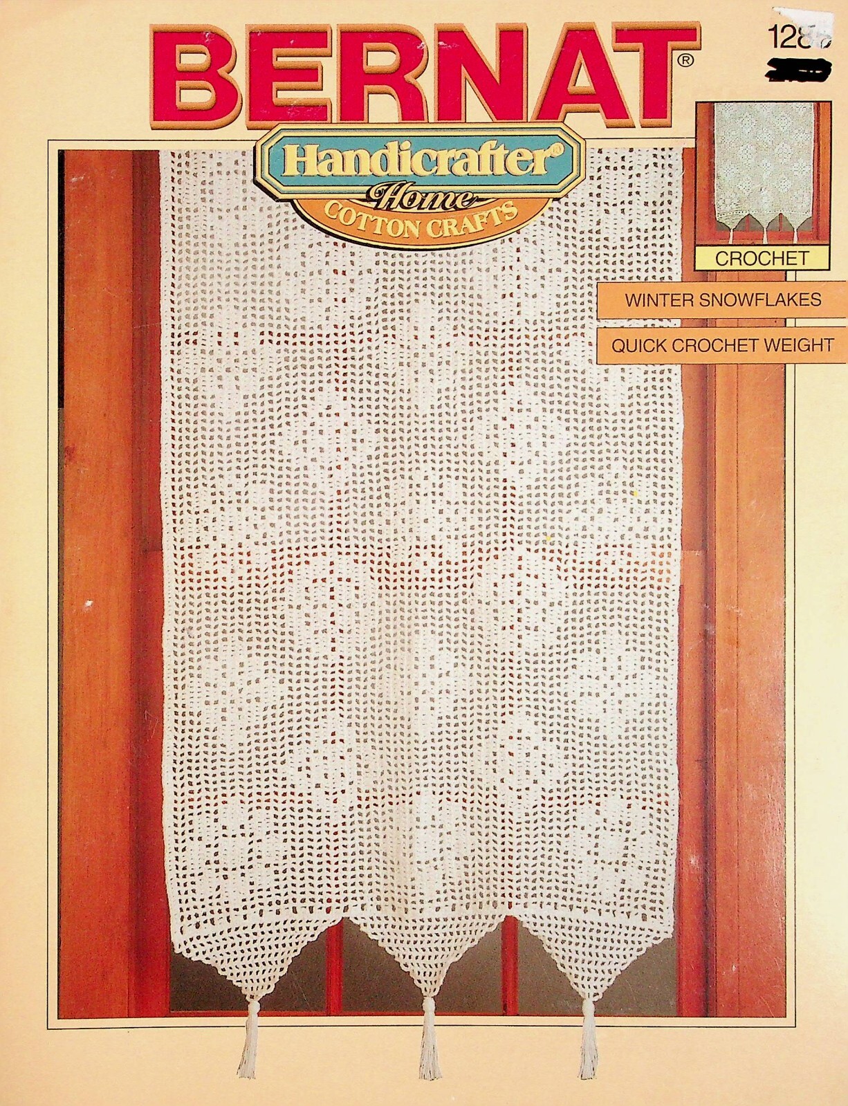 Window Covers Table Runners Winter Snowflakes Crochet Patterns By Bernat