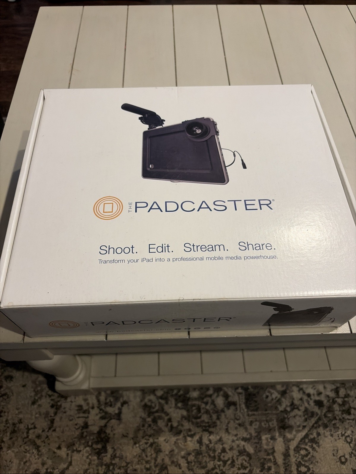 New in opened box  Podcaster Production Studio iPad Mini CompatibleSKU PCMCPS001